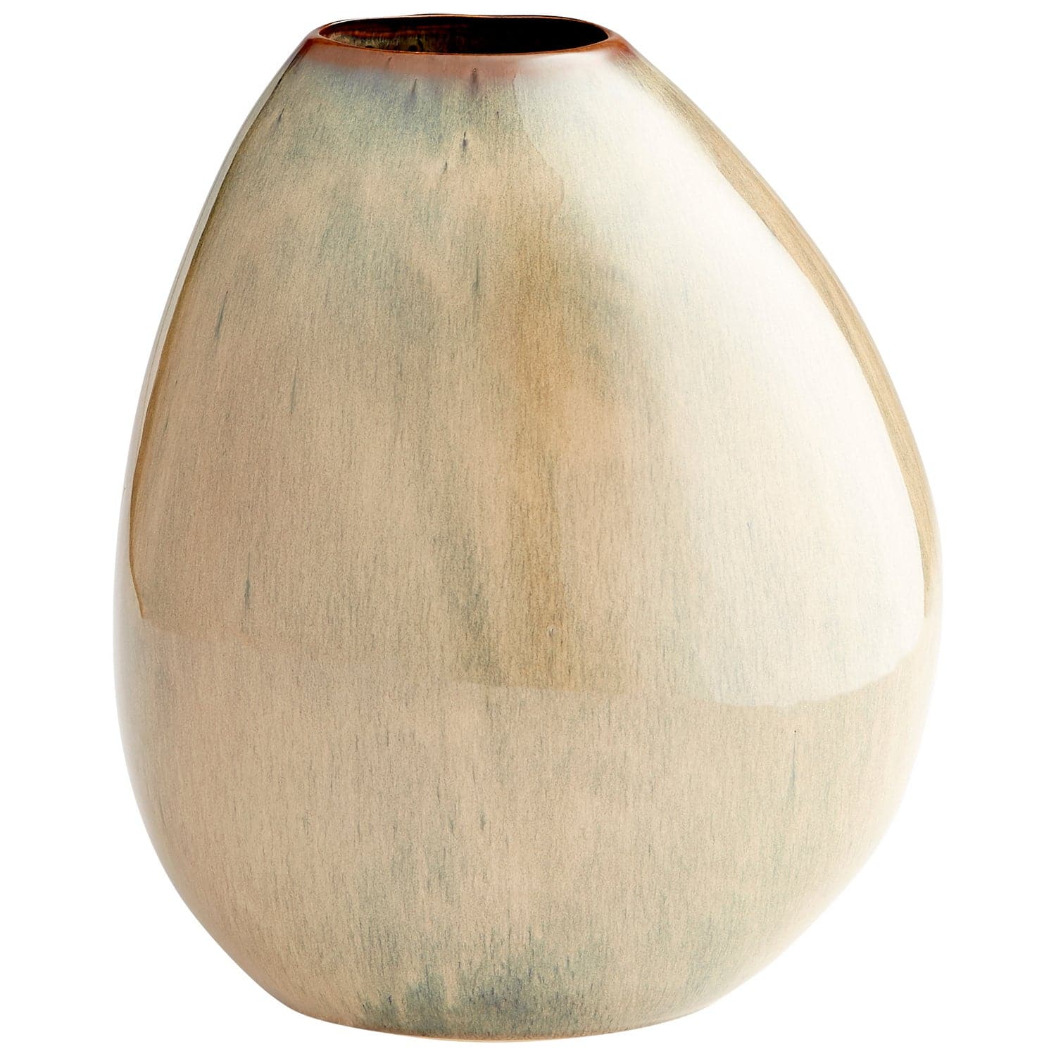 Cyan - 10530 - Vase - Olive Glaze