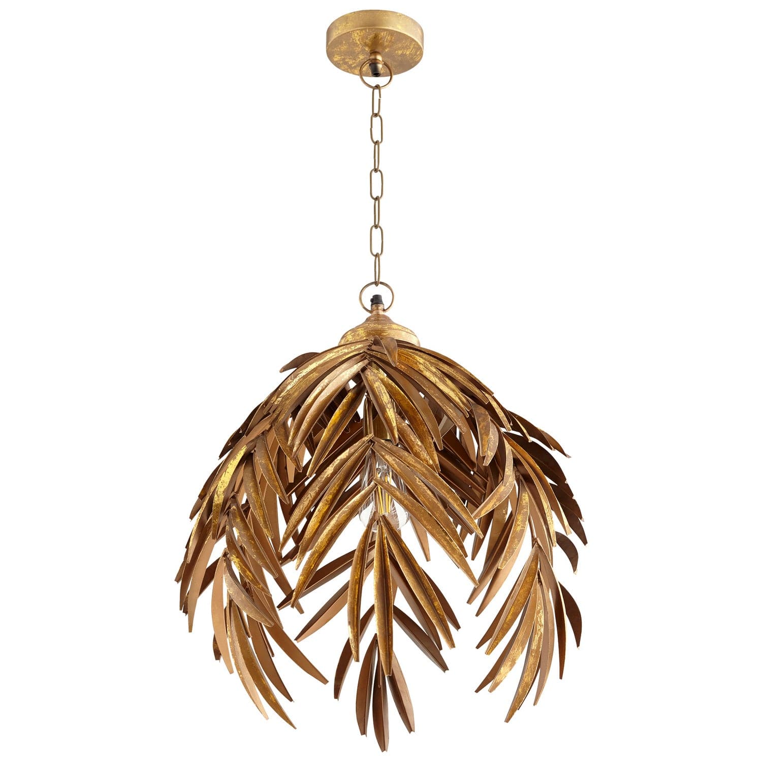 Cyan - 10563 - One Light Pendant - Aged Brass