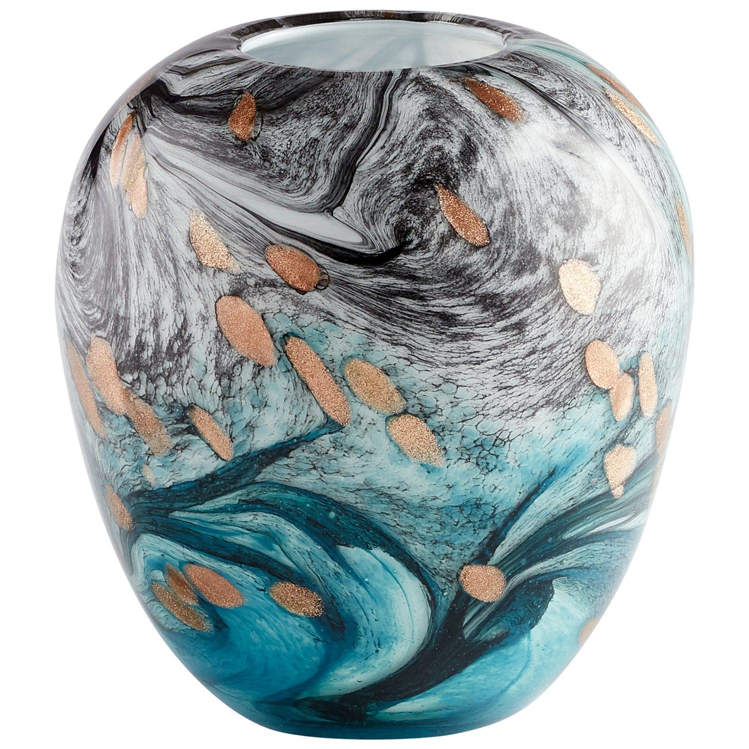 Cyan - 11081 - Vase - Multi Colored
