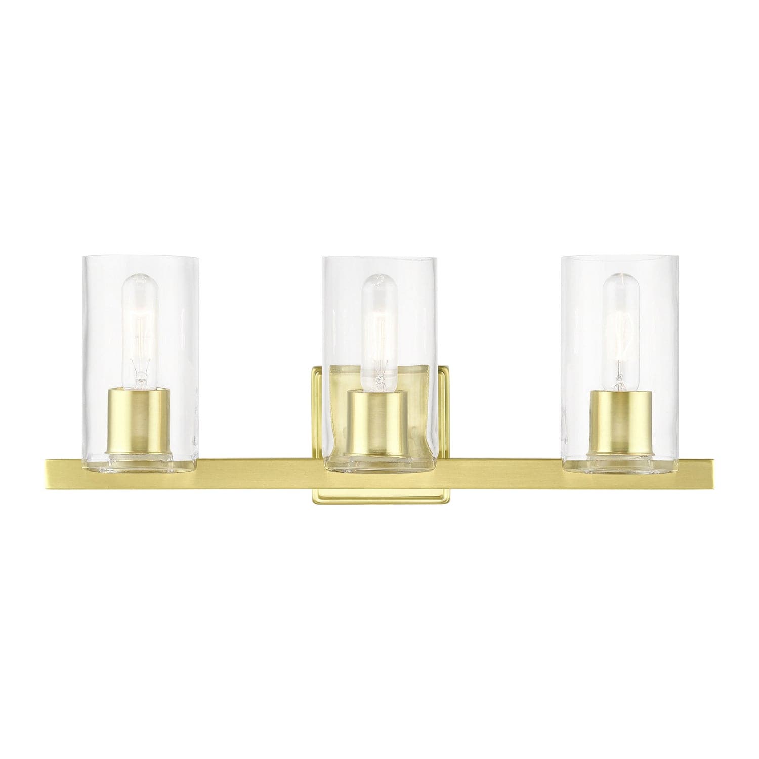 Livex Lighting - 18033-12 - Three Light Vanity Sconce - Clarion - Satin Brass