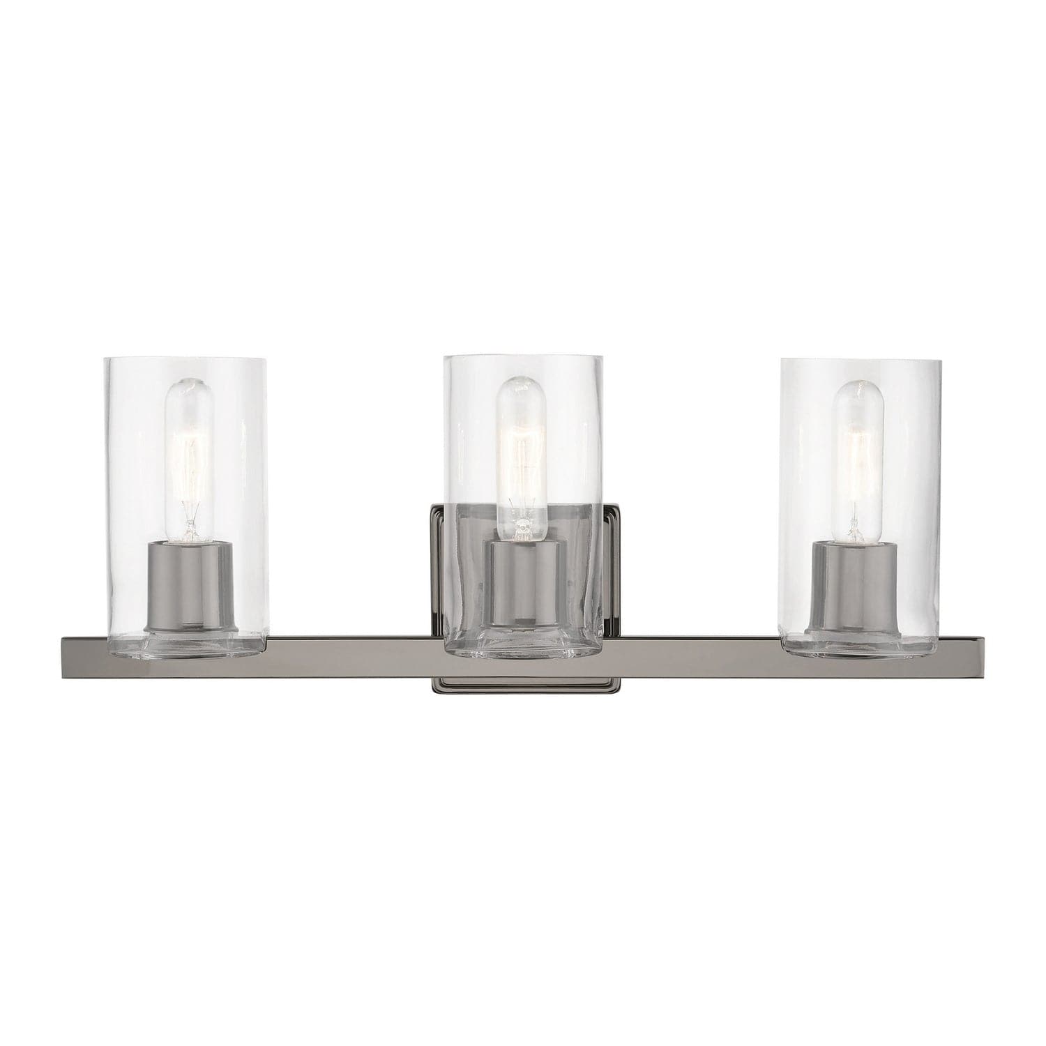 Livex Lighting - 18033-46 - Three Light Vanity Sconce - Clarion - Black Chrome