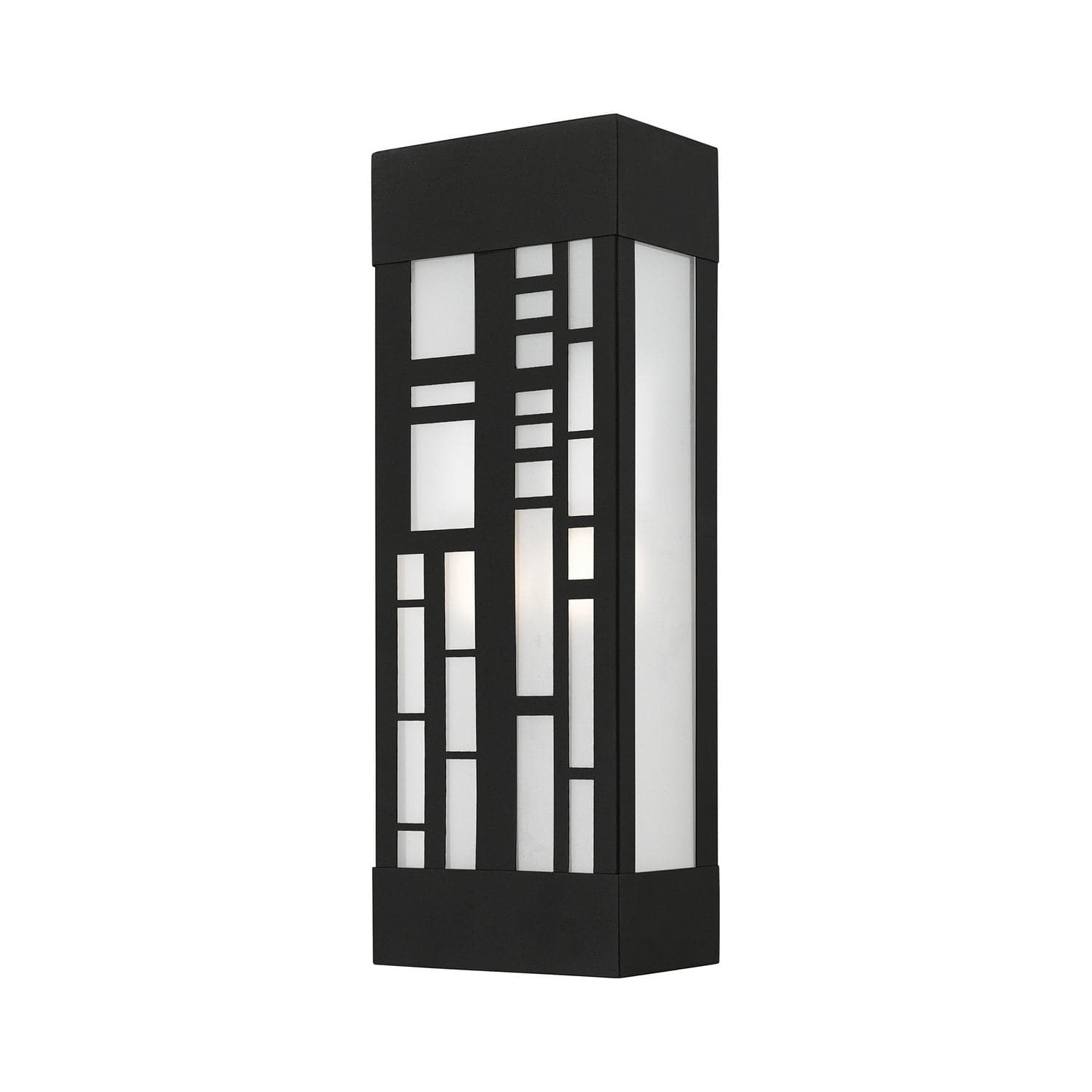 Livex Lighting - 22972-14 - Two Light Outdoor Wall Lantern - Malmo - Textured Black