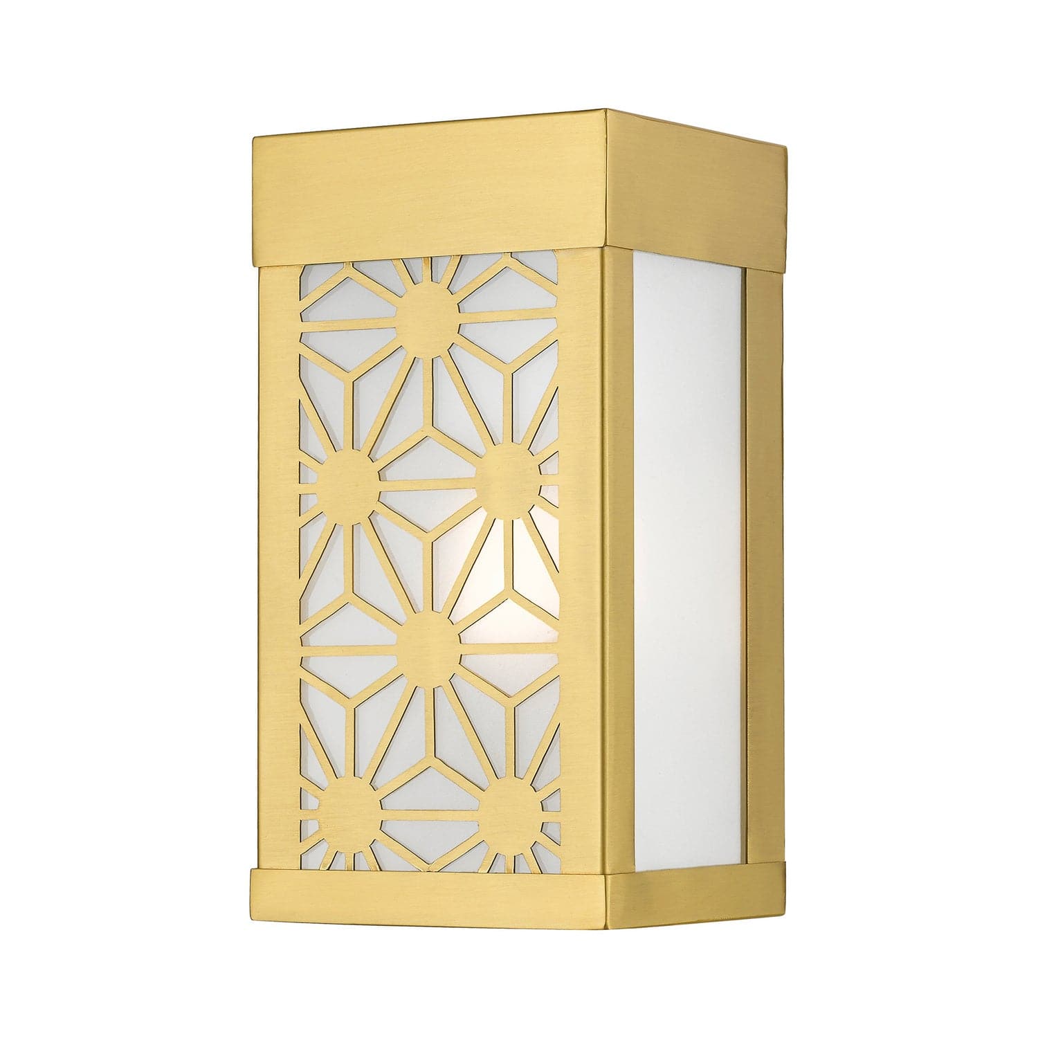 Livex Lighting - 24321-32 - One Light Outdoor Wall Lantern - Berkeley - Satin Gold