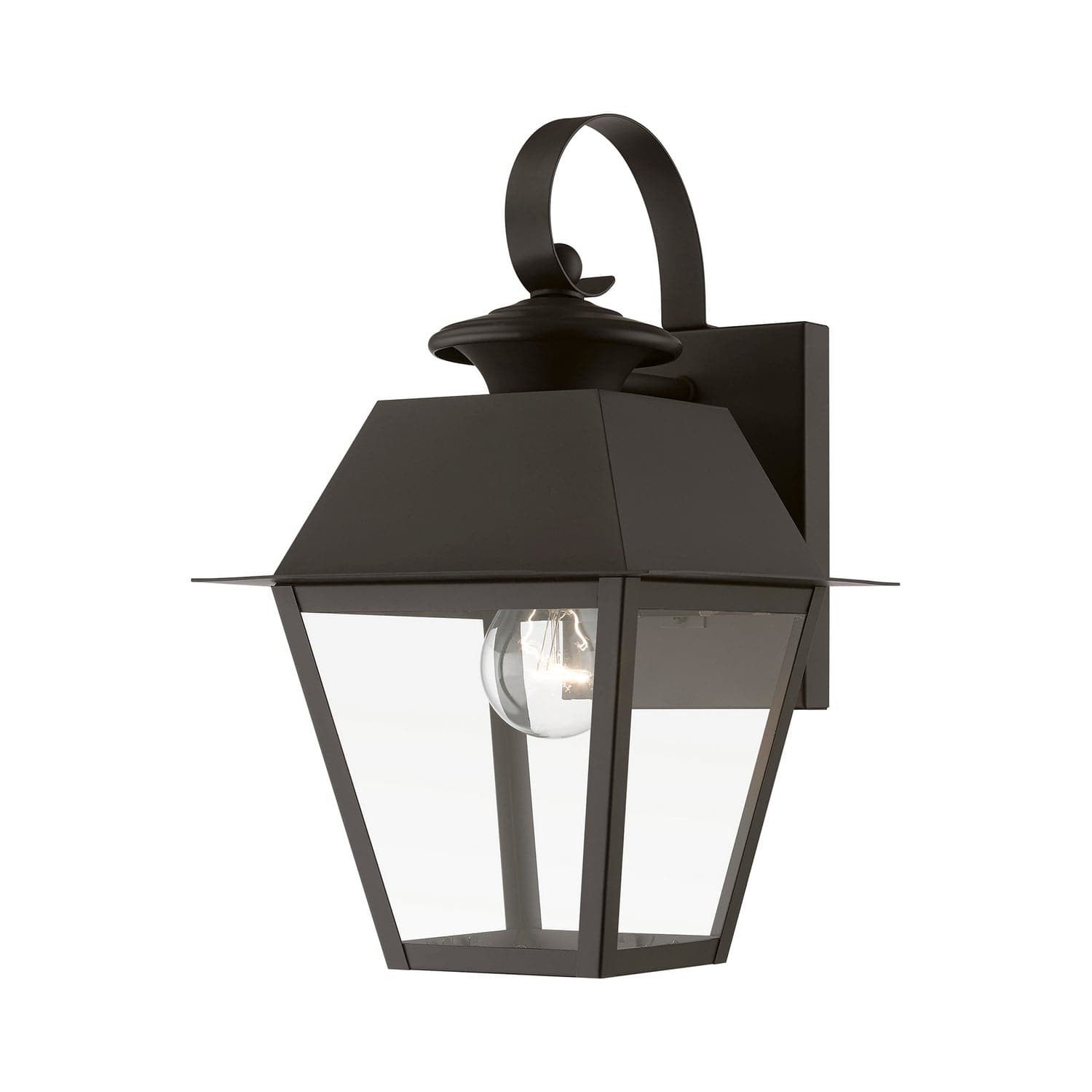 Livex Lighting - 27212-07 - One Light Outdoor Wall Lantern - Wentworth - Bronze