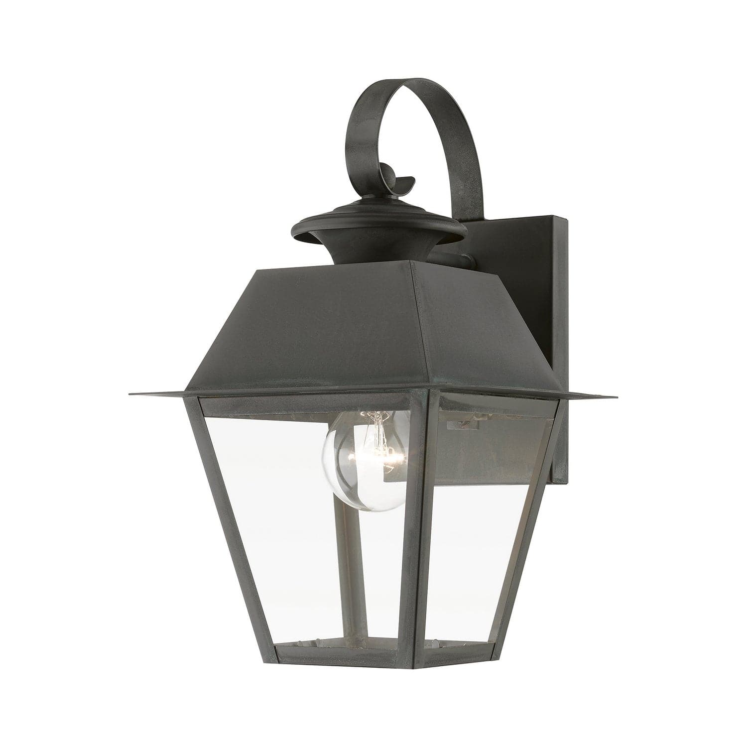 Livex Lighting - 27212-61 - One Light Outdoor Wall Lantern - Wentworth - Charcoal