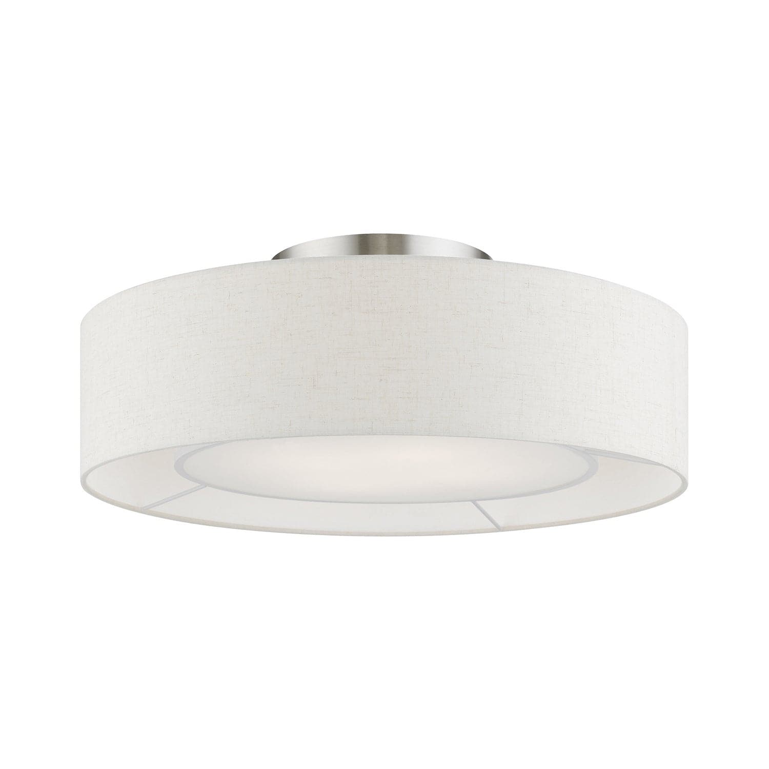 Livex Lighting - 40144-92 - Four Light Semi-Flush Mount - Ellsworth - English Bronze