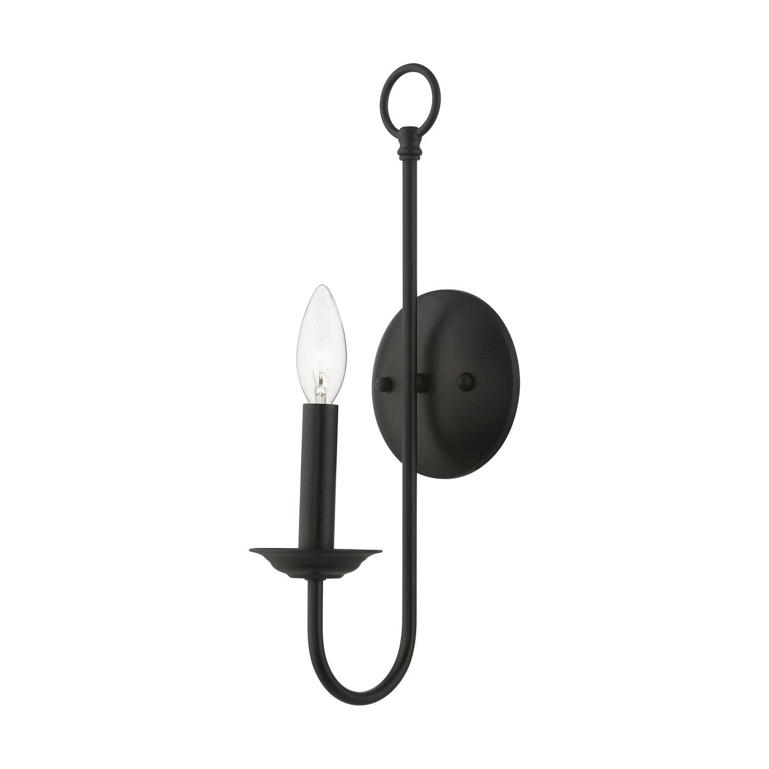 Livex Lighting - 42681-04 - One Light Wall Sconce - Estate - Black