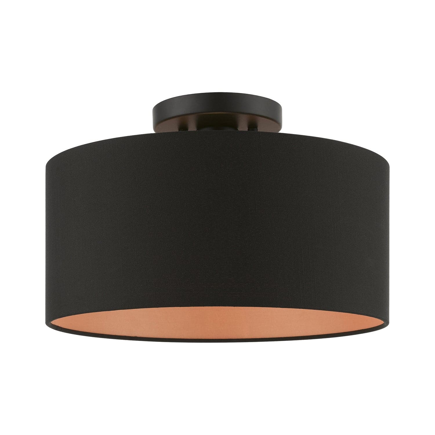 Livex Lighting - 45613-04 - One Light Semi-Flush Mount - Sentosa - Black