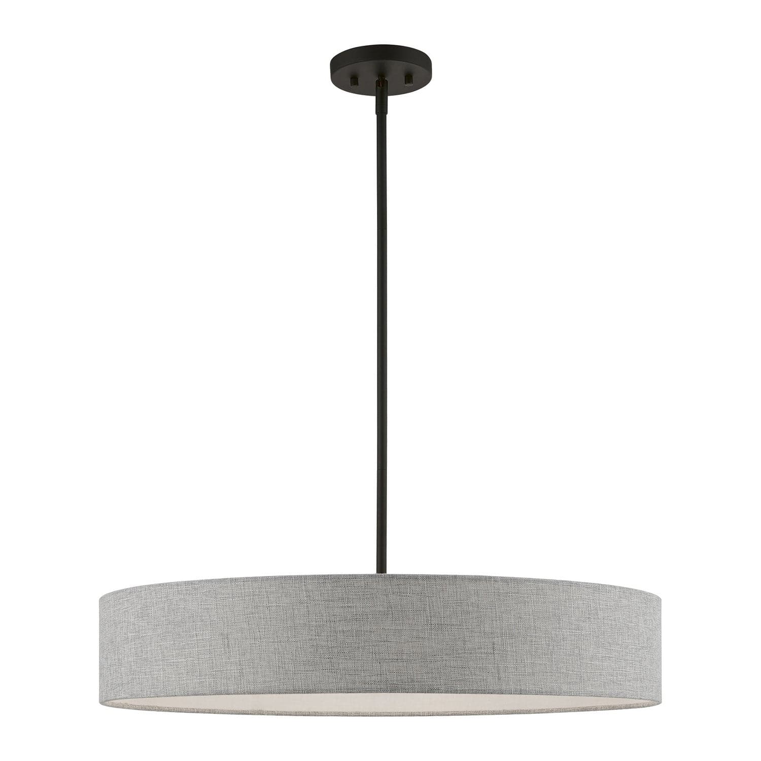 Livex Lighting - 46145-04 - Five Light Pendant - Elmhurst - Black