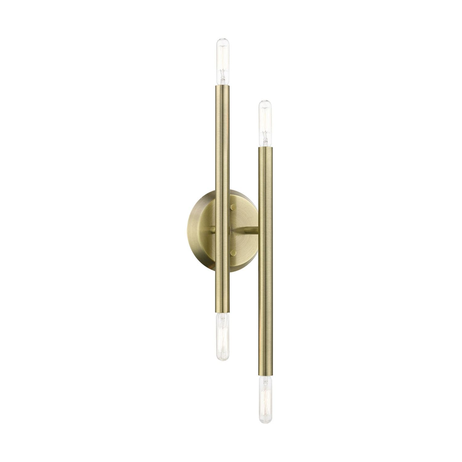 Livex Lighting - 46771-01 - Four Light Wall Sconce - Soho - Antique Brass