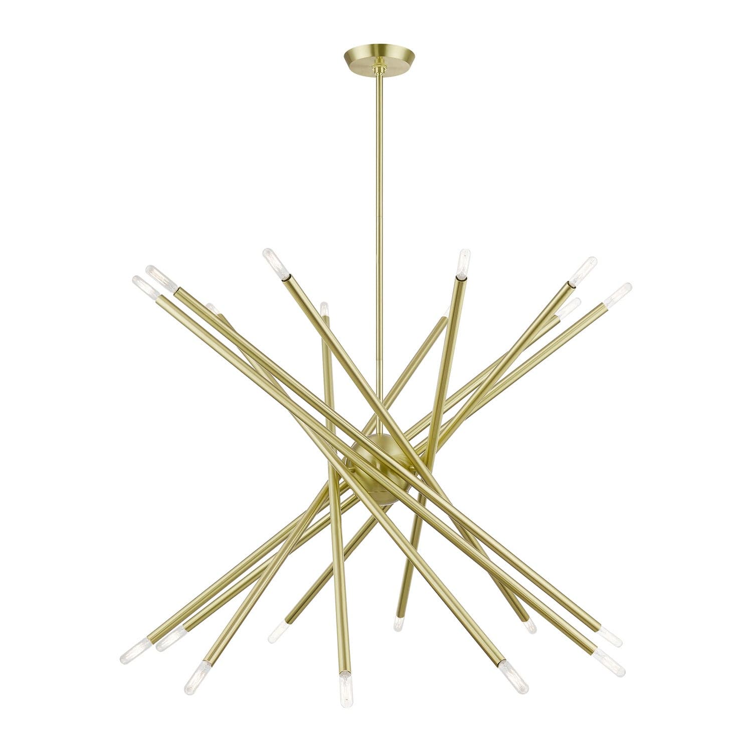 Livex Lighting - 46779-12 - 20 Light Chandelier - Soho - Satin Brass