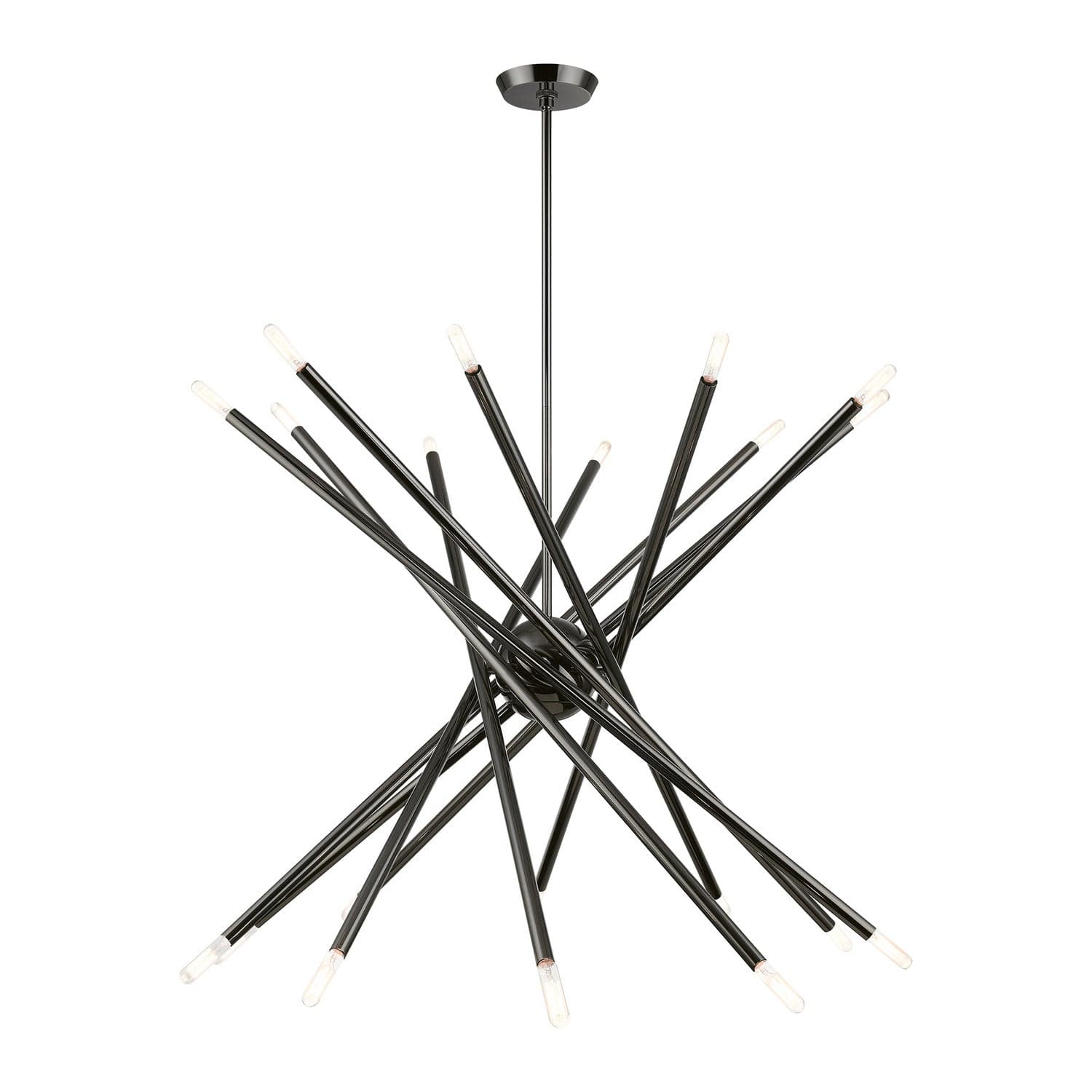 Livex Lighting - 46779-46 - 20 Light Chandelier - Soho - Black Chrome