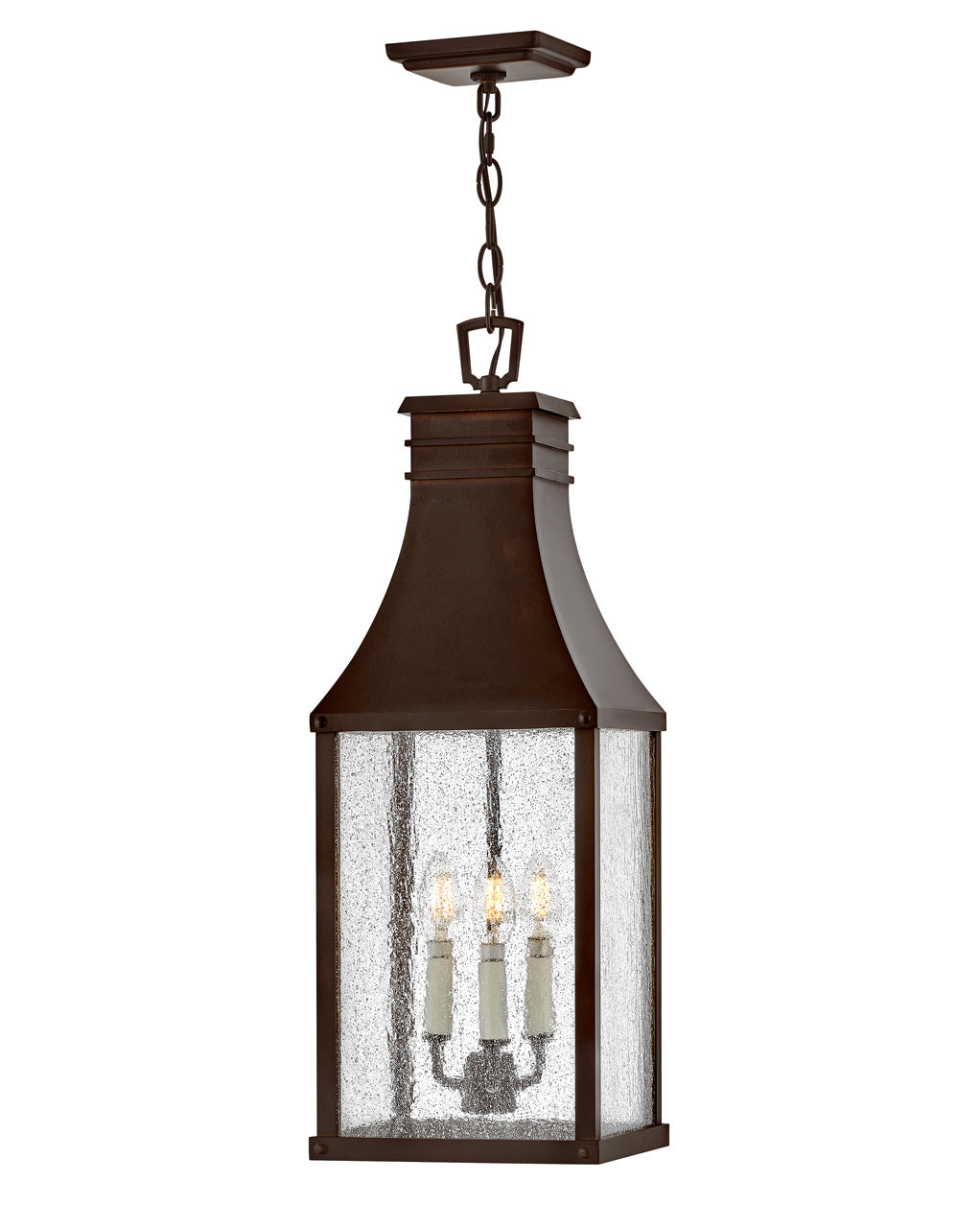 Hinkley - 17462BLC - LED Hanging Lantern - Beacon Hill - Blackened Copper