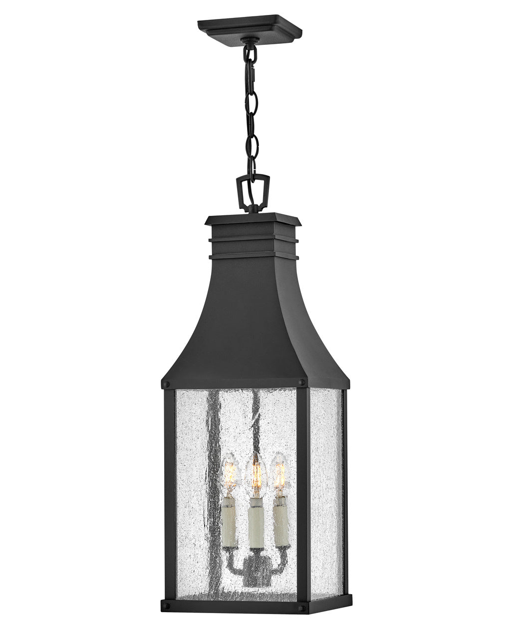 Hinkley - 17462MB - LED Hanging Lantern - Beacon Hill - Museum Black