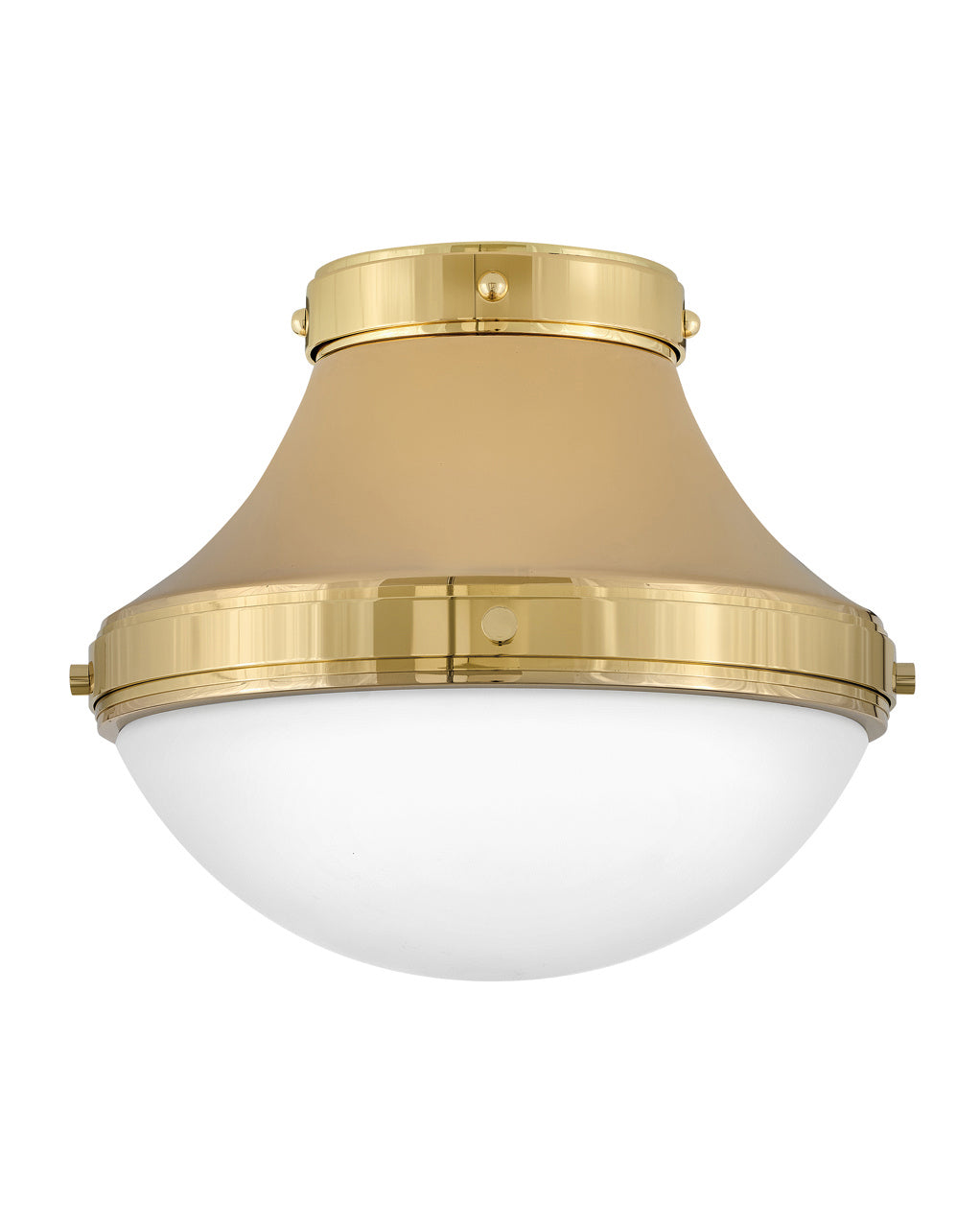 Hinkley - 39051BBR - LED Flush Mount - Oliver - Bright Brass