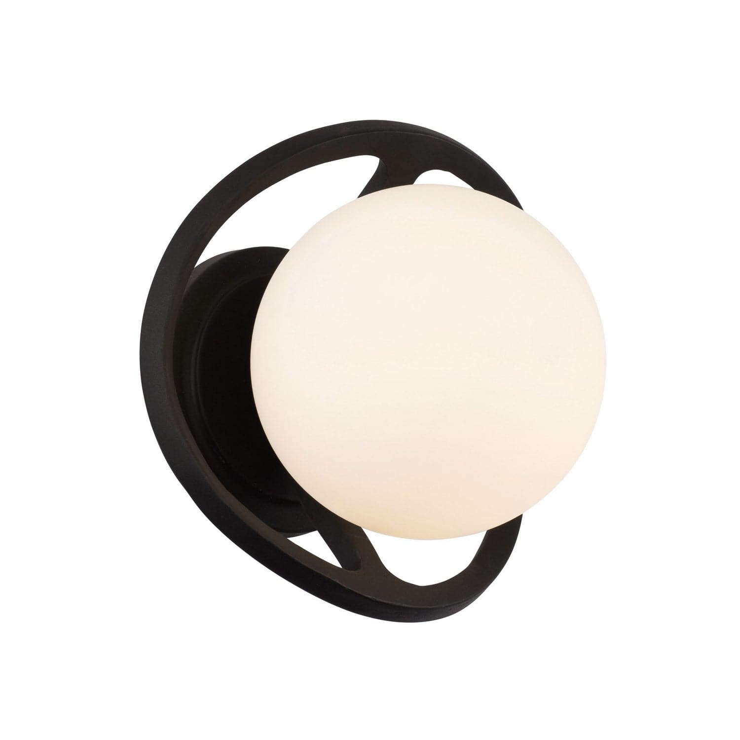 Varaluz - 374W01CBFG - One Light Wall Sconce - Black Betty - Carbon/French Gold