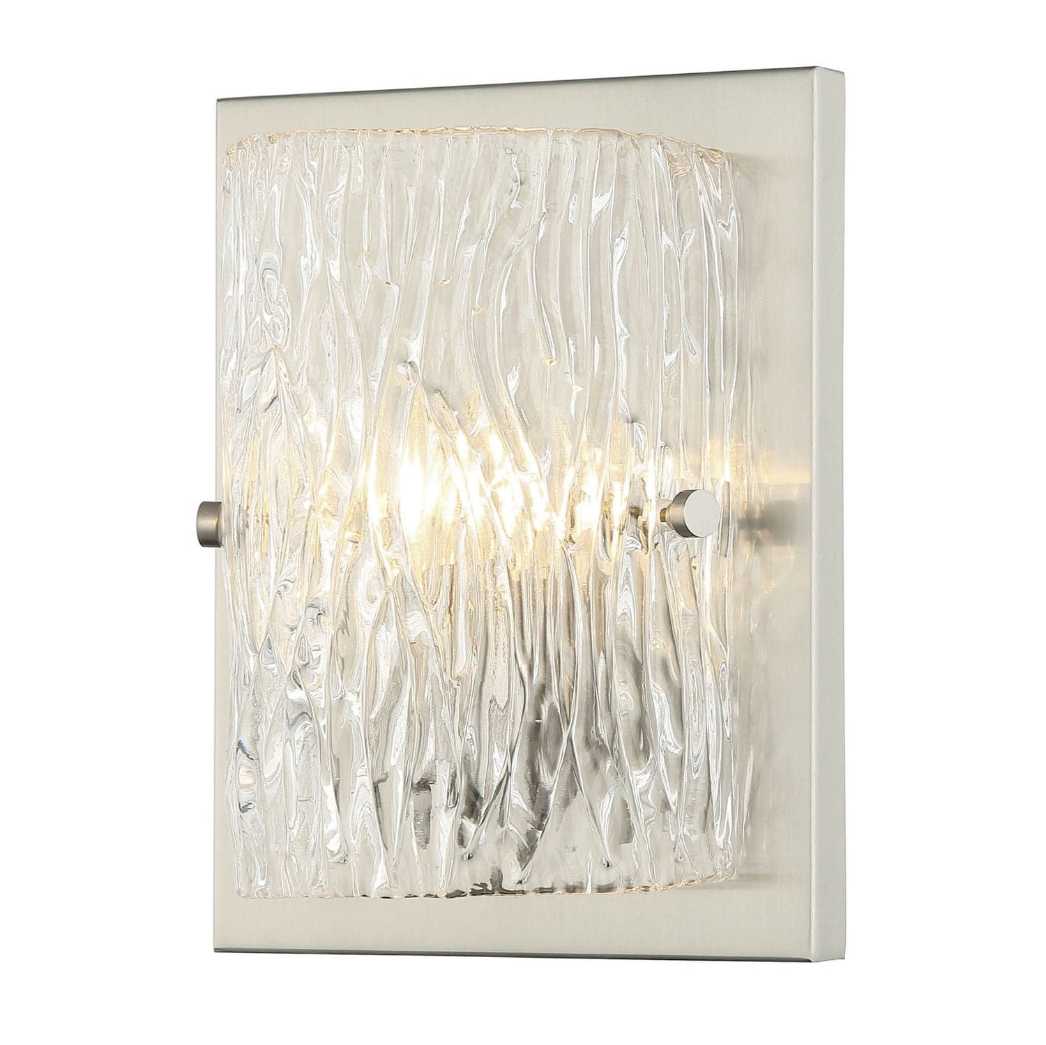 Varaluz - 376W01BN - One Light Wall Sconce - Morgan - Brushed Nickel