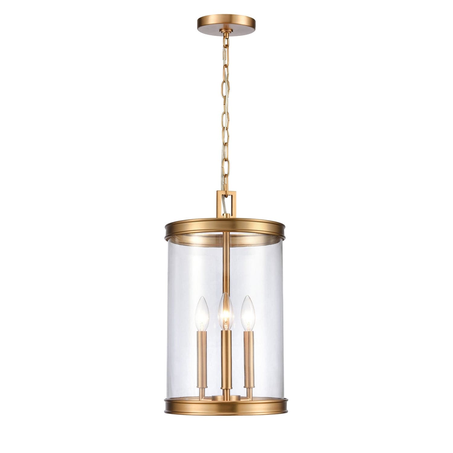 ELK Home - 69755/3 - Three Light Pendant - Mendoza - Brushed Gold