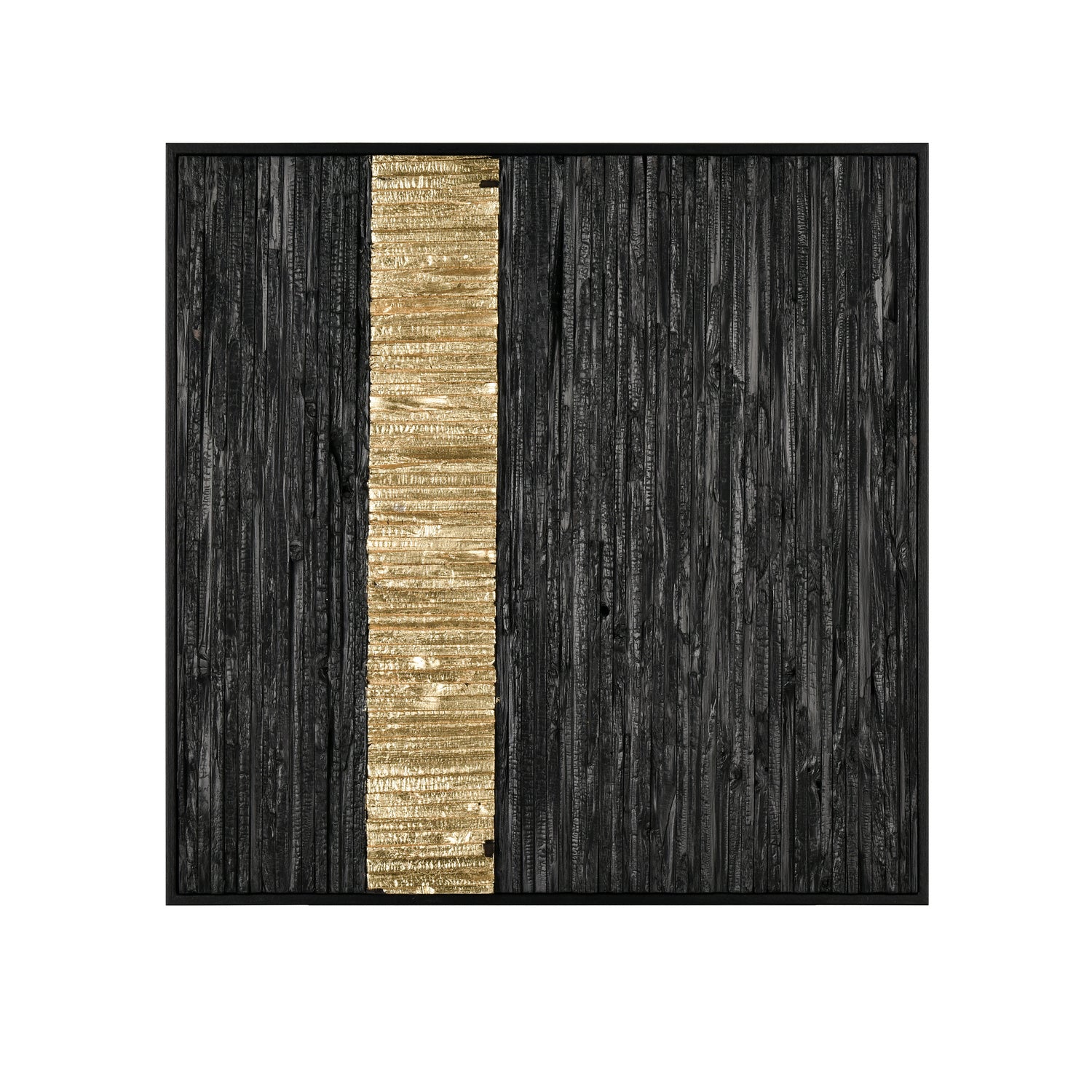 ELK Home - H0036-9736 - Wall Art - Stripe Wood - Black