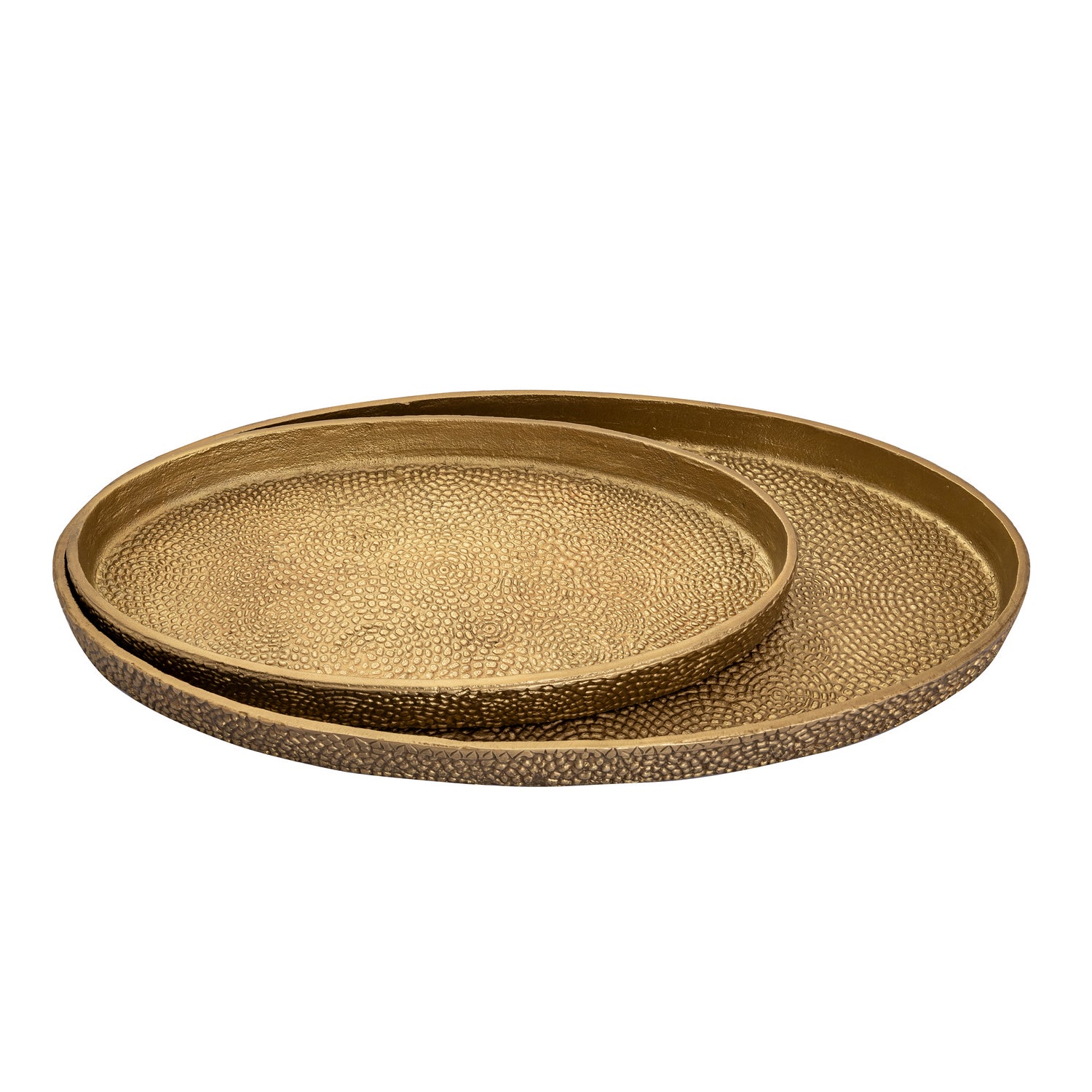 ELK Home - H0807-10655/S2 - Tray - Oval Pebble - Antique Brass