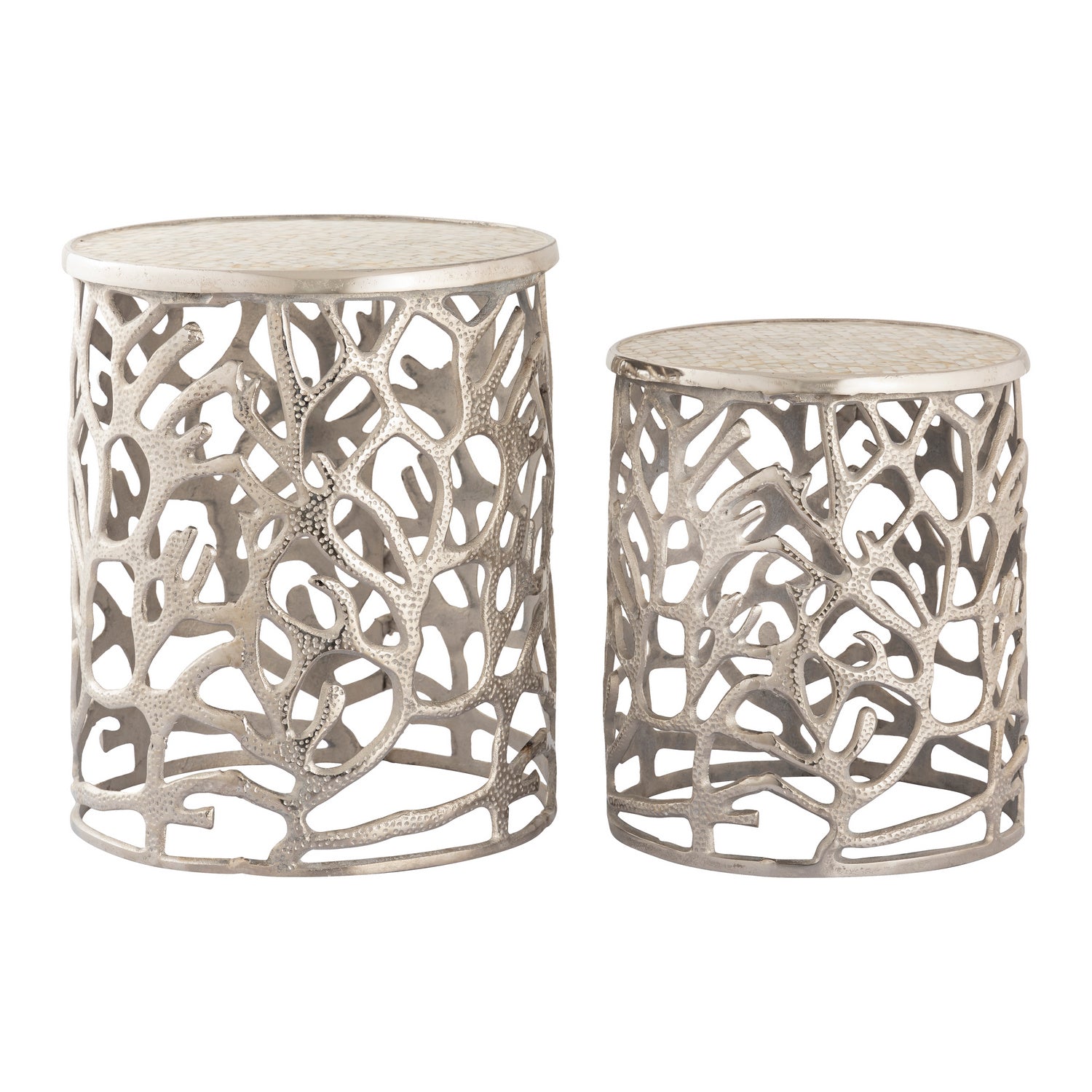 ELK Home - S0807-8739/S2 - Accent Table - Vine - Silver