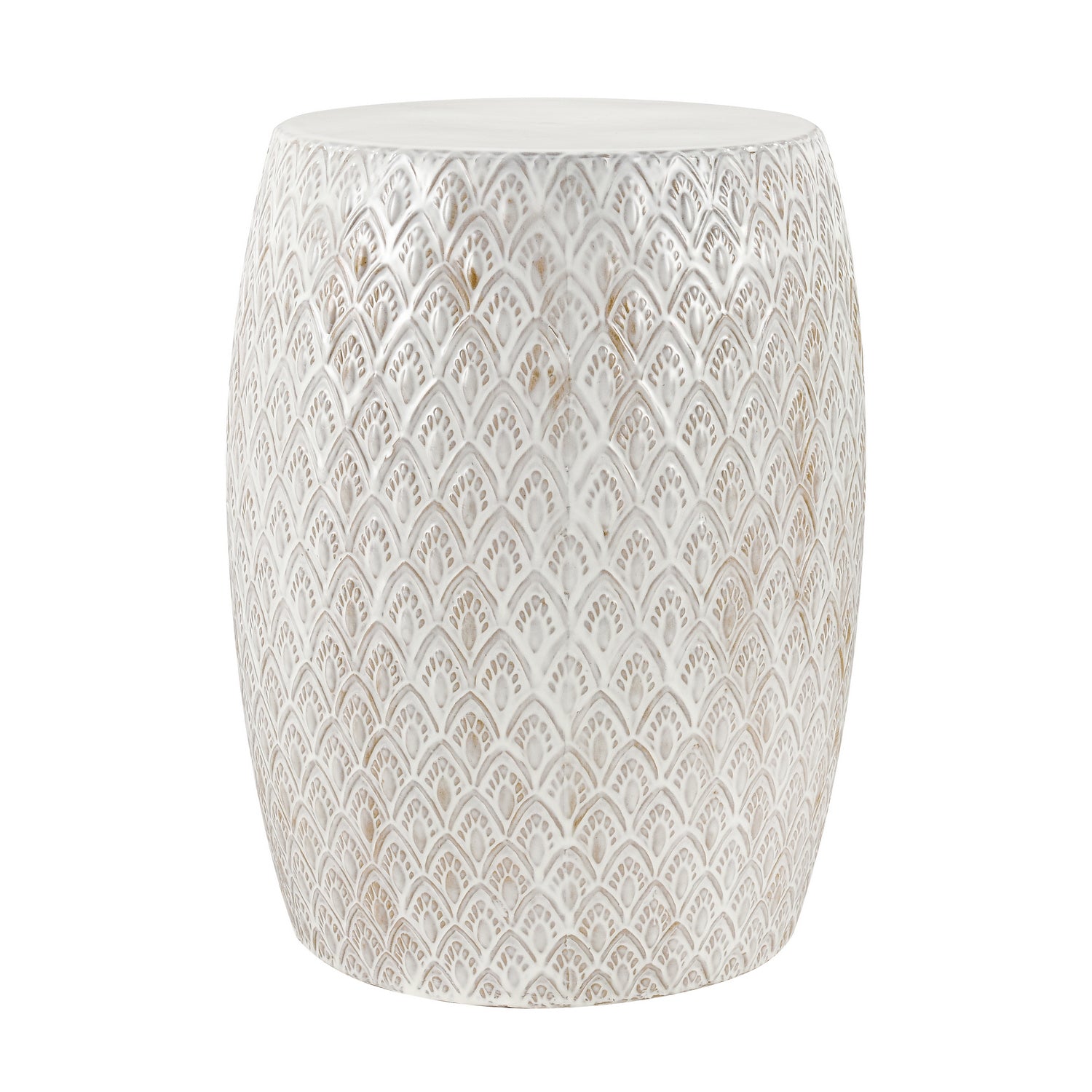 ELK Home - S0017-8119 - Accent Stool - Hollywell - Cream Glazed
