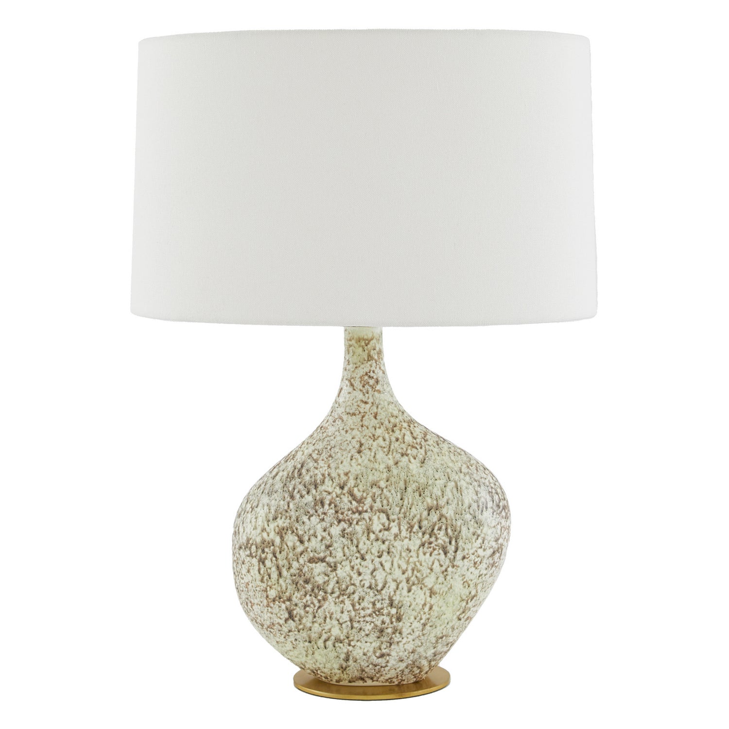 One Light Table Lamp from the Stillwater collection in Moss Reactive finish