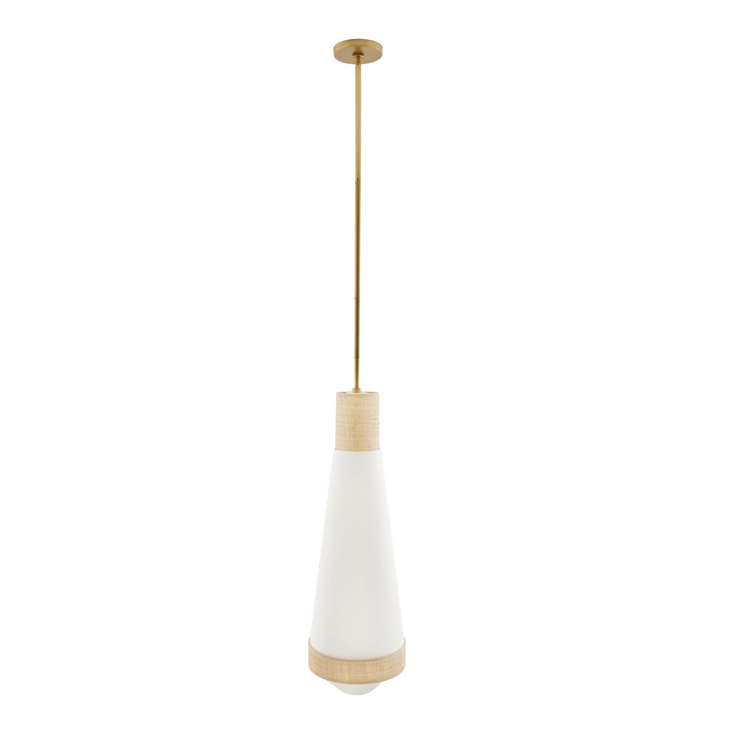 One Light Pendant from the Shreveport collection in Natural finish