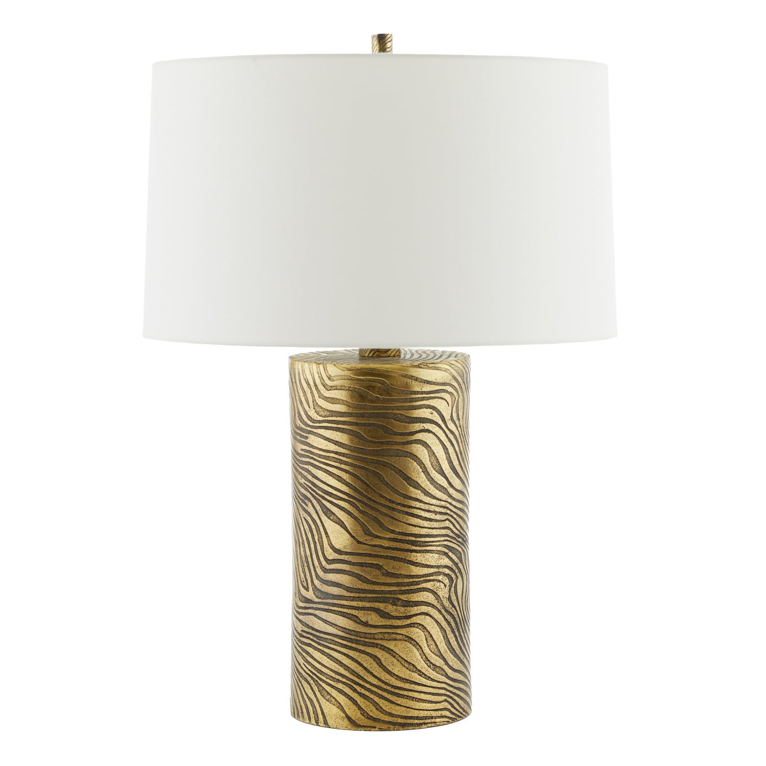 One Light Table Lamp from the Samoa collection in Antique Brass finish
