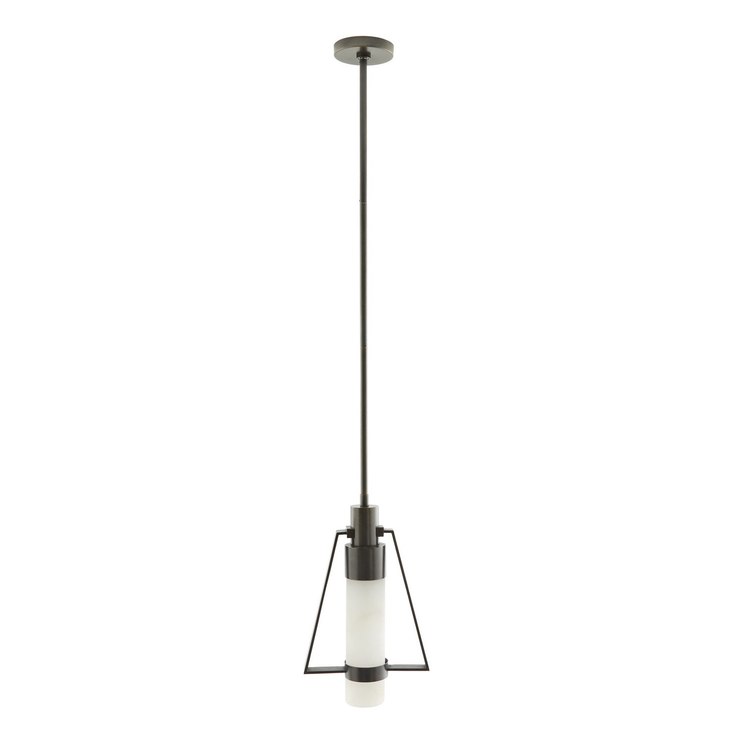 One Light Pendant from the Rozuko collection in White finish