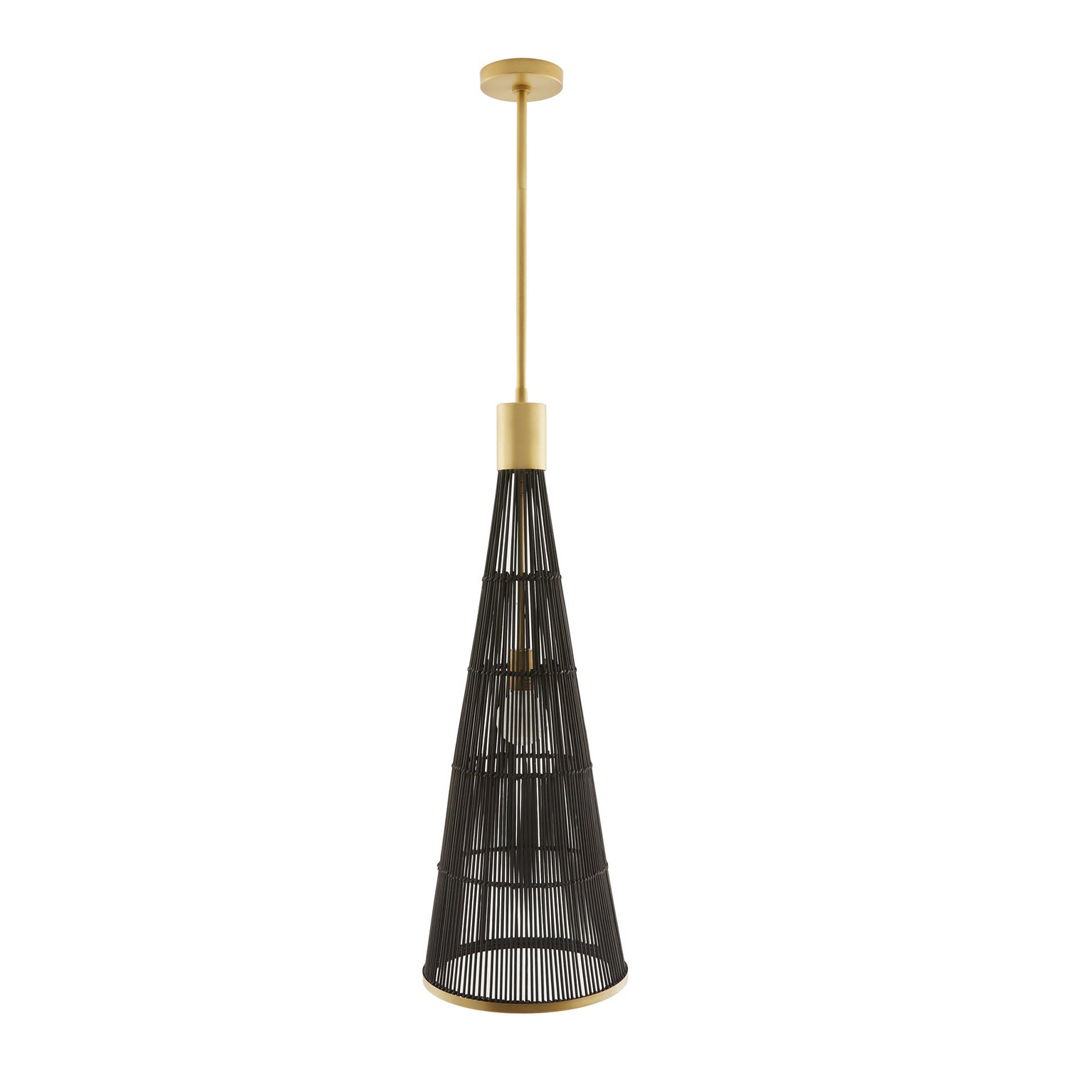One Light Pendant from the Pesaro collection in Black Wash finish
