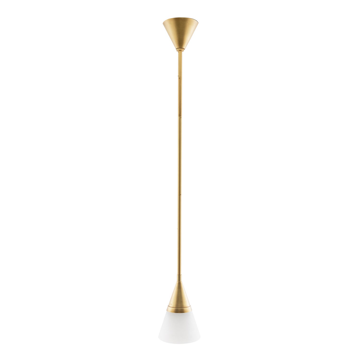 One Light Pendant from the Rai collection in Antique Brass finish