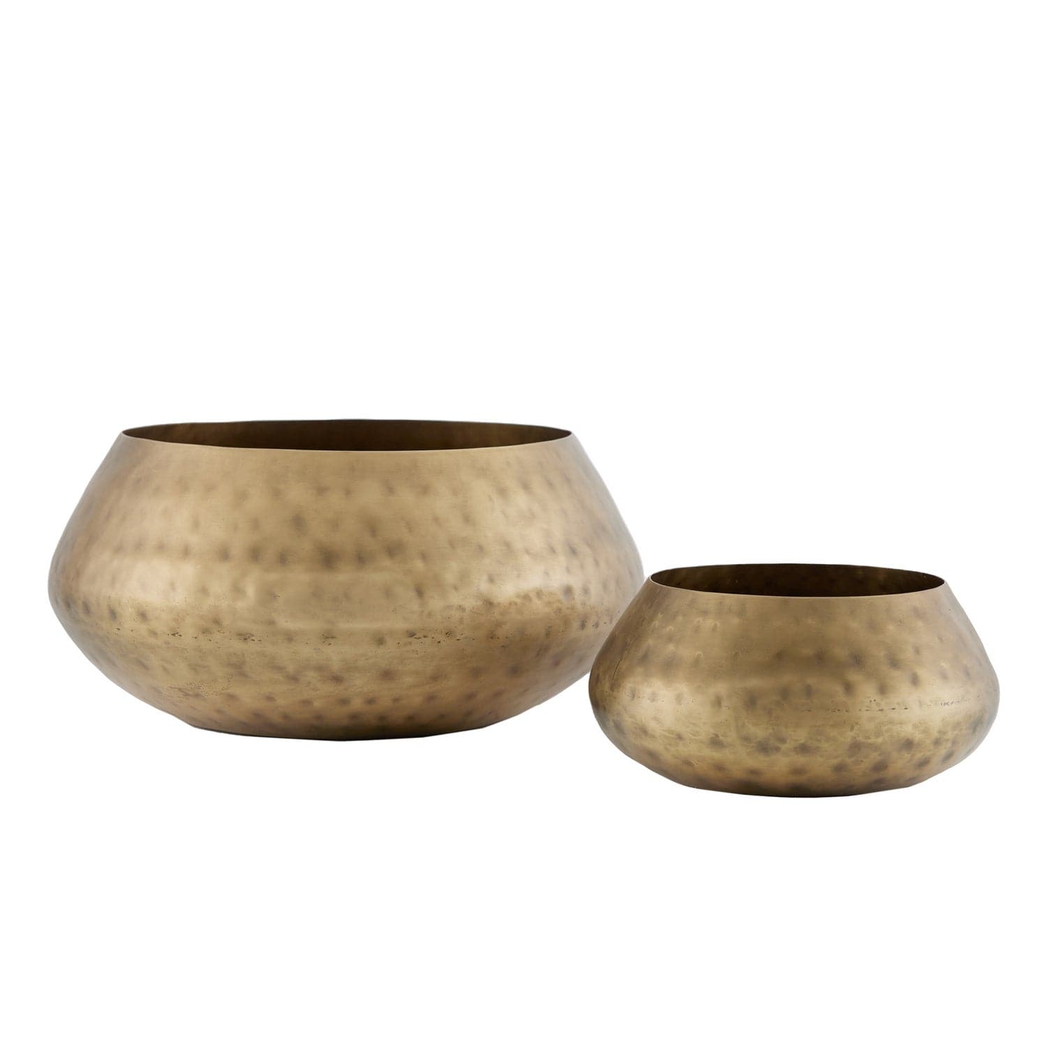 Vases, Set of 2 from the Soledads collection in Antique Brass finish