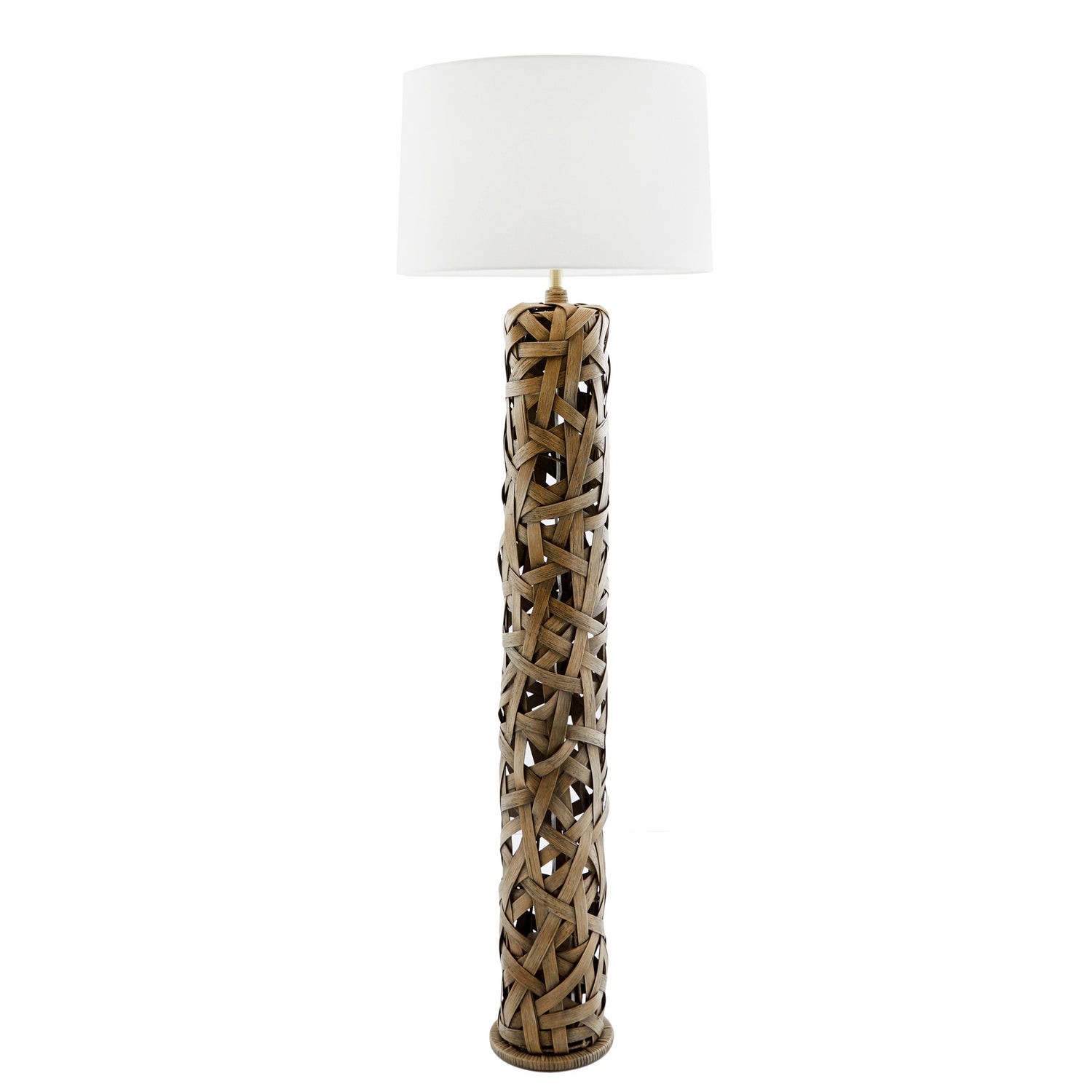 One Light Floor Lamp from the Horatio collection in Palm Gray finish