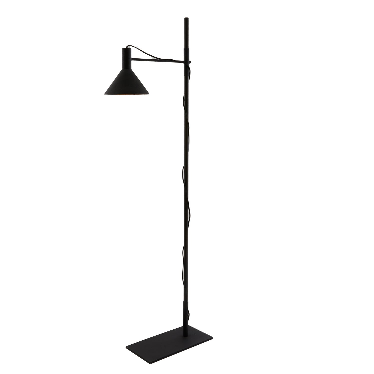 One Light Floor Lamp from the Salem collection in Matte Charcoal finish