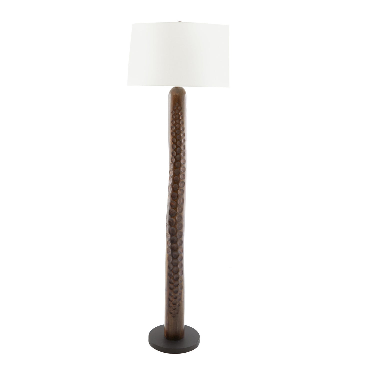 One Light Floor Lamp from the Serrano collection in Umber finish