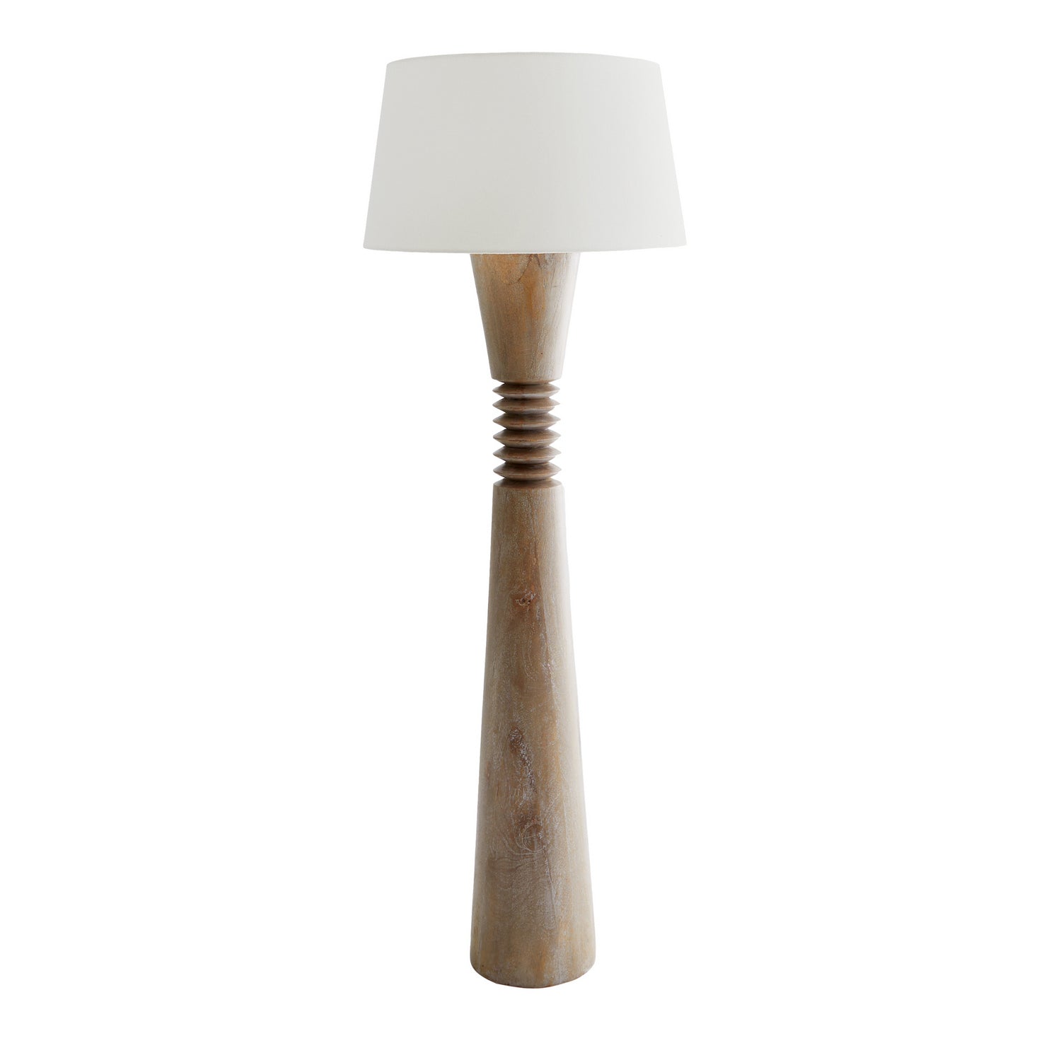 One Light Floor Lamp from the Sedona collection in Cerused Oak finish
