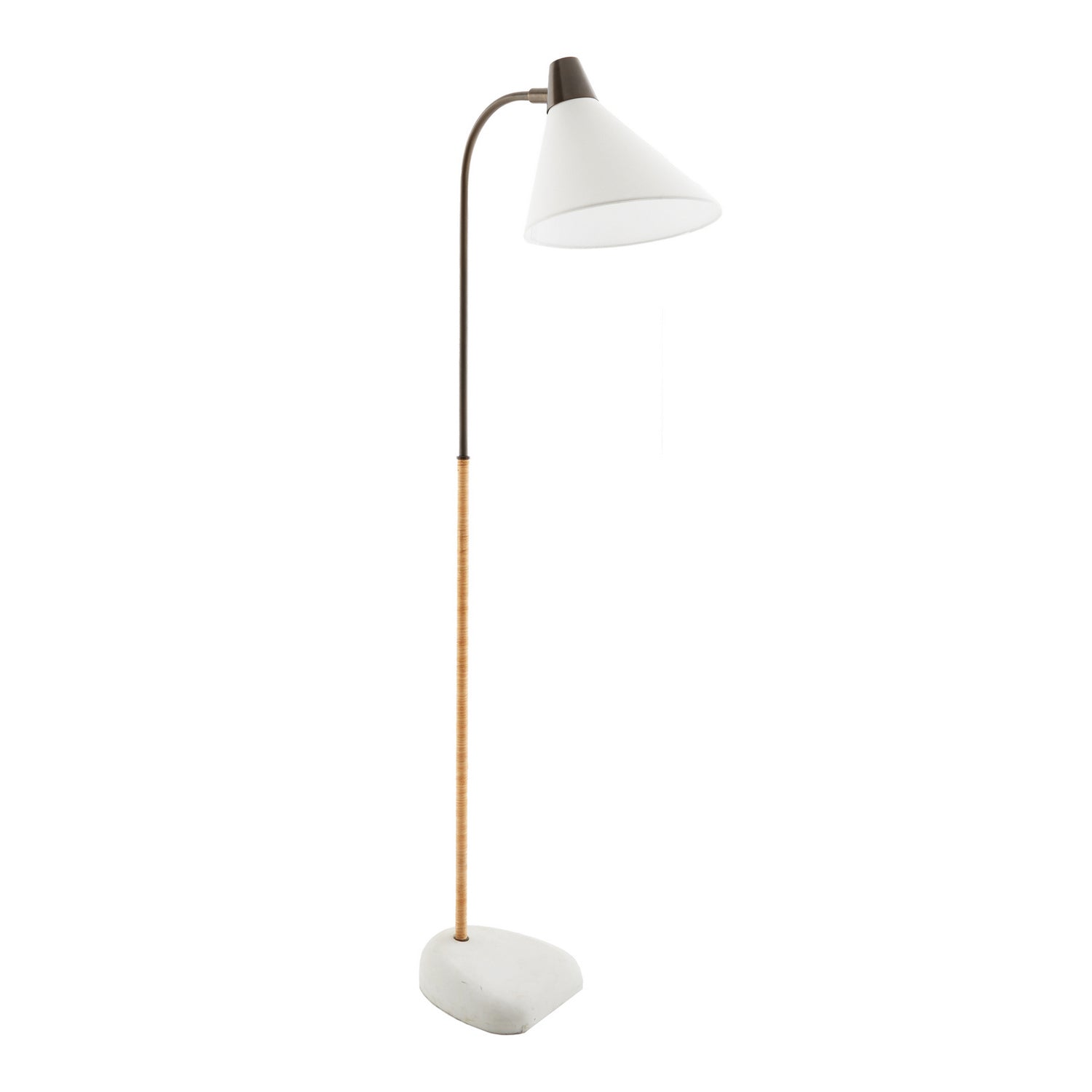 One Light Floor Lamp from the Sweeney collection in Natural finish