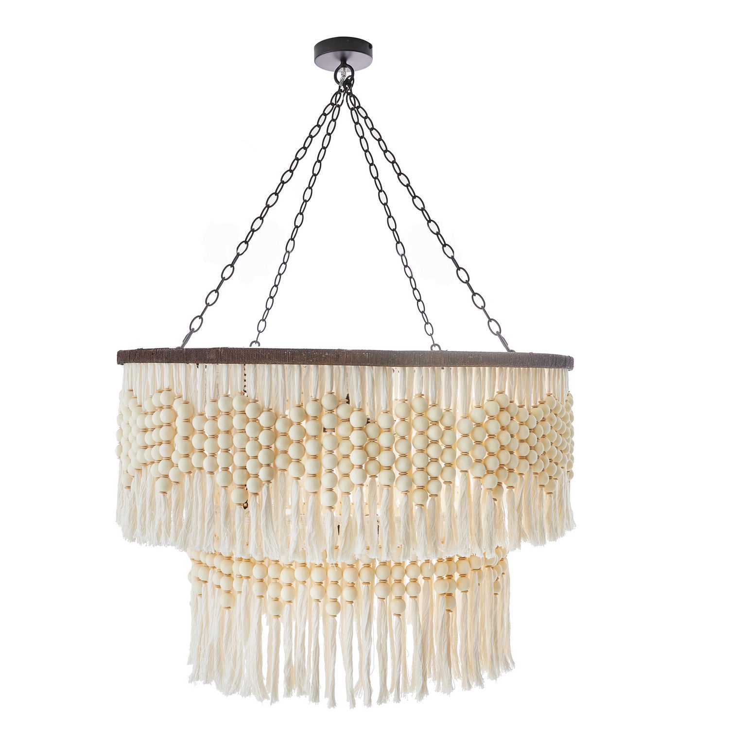 Eight Light Chandelier from the Pippa collection in Ivory finish