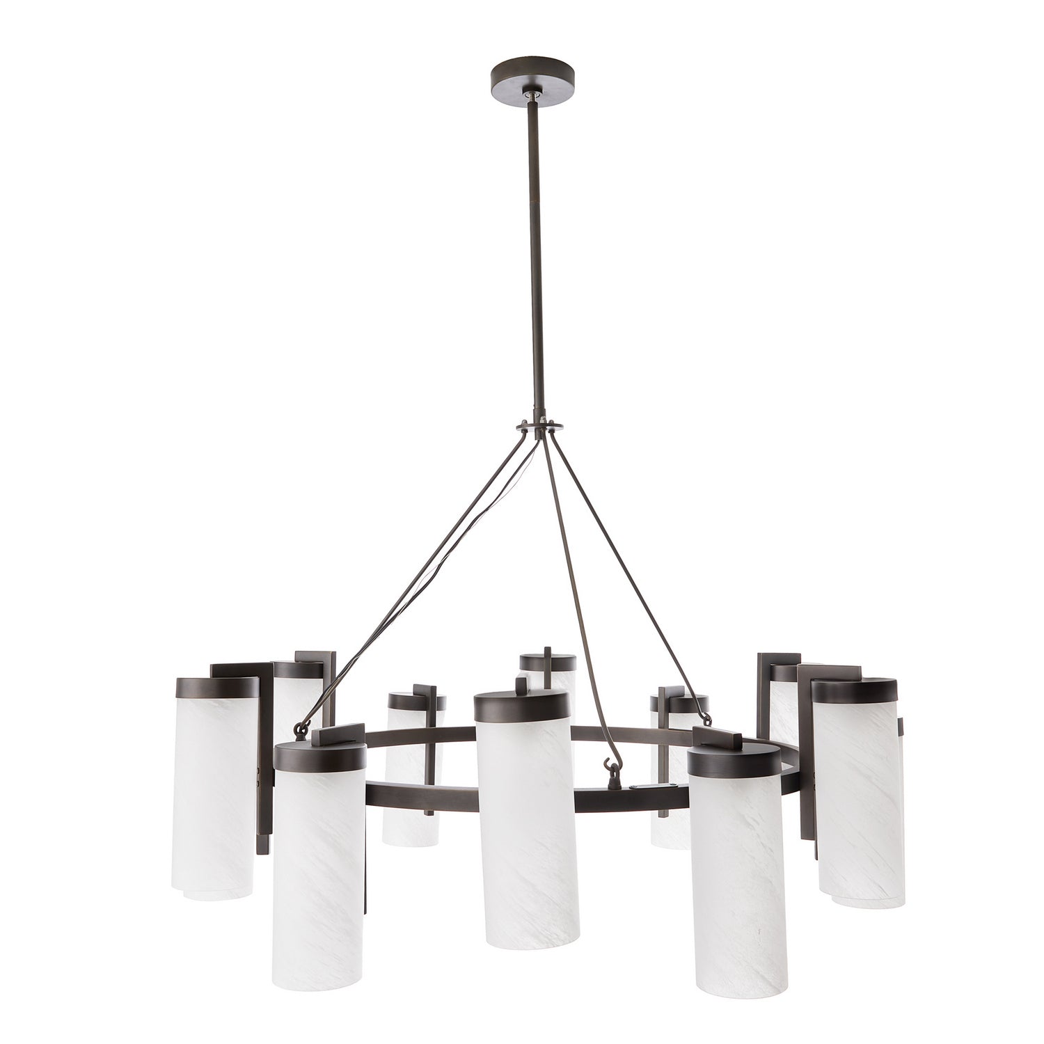 12 Light Chandelier from the Ryder collection in English Bronze finish