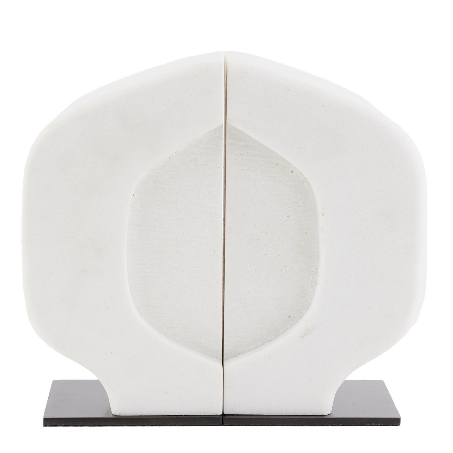 Bookends, Set of 2 from the Saffron collection in Ivory finish