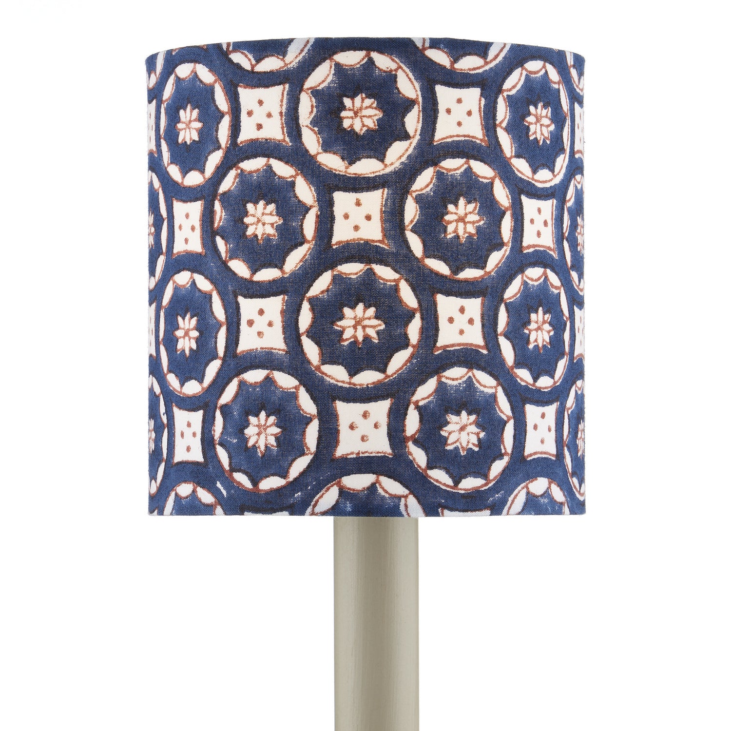 Chandelier Shade in Navy/White/Red finish