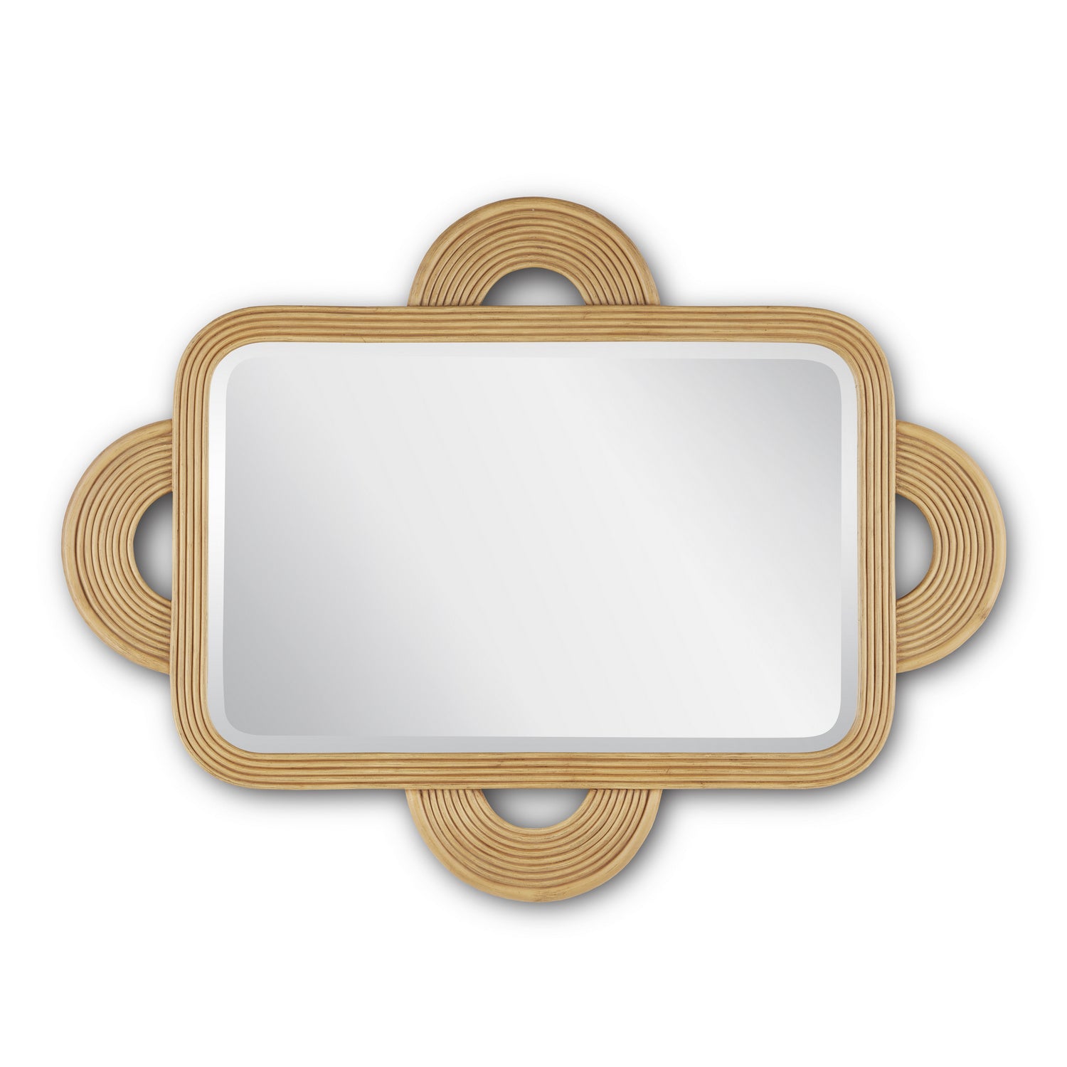 Mirror from the Santos collection in Sea Sand/Mirror finish