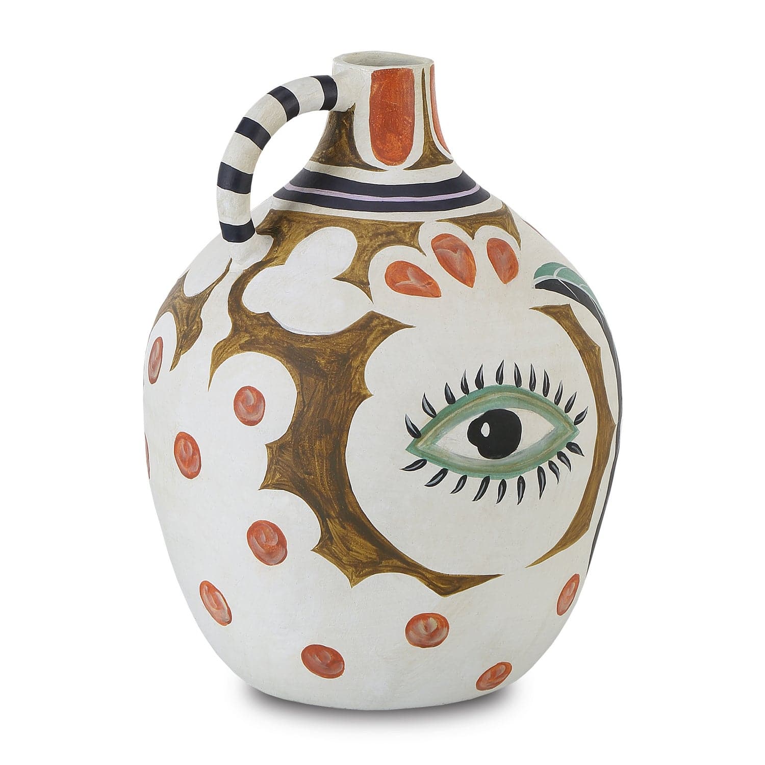 Vase from the Hamsa collection in Multicolor finish