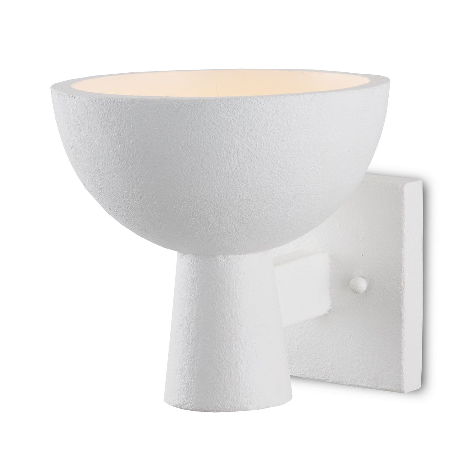 One Light Wall Sconce from the Revett collection in Textured White finish