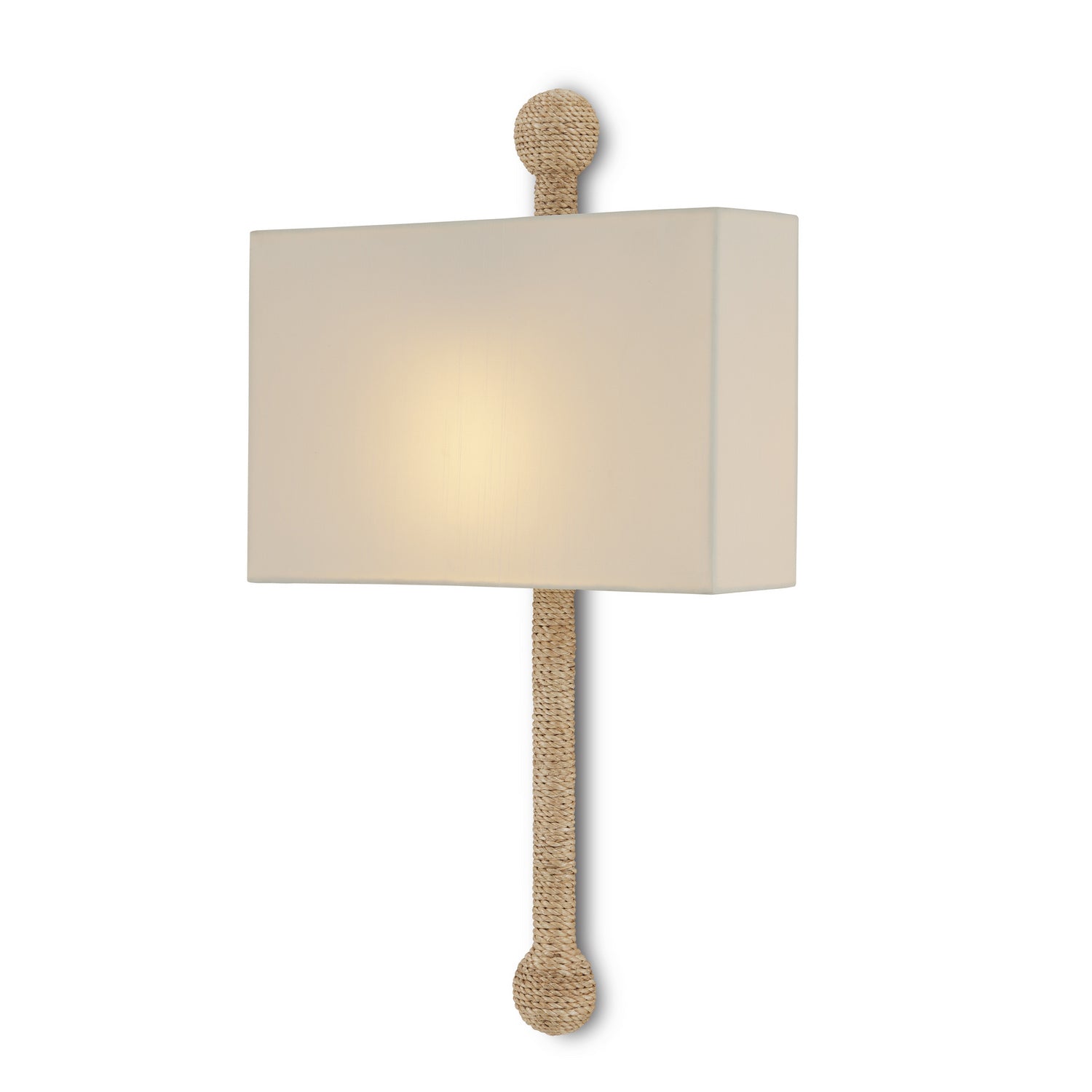 One Light Wall Sconce from the Senegal collection in Beige/Natural Rope finish