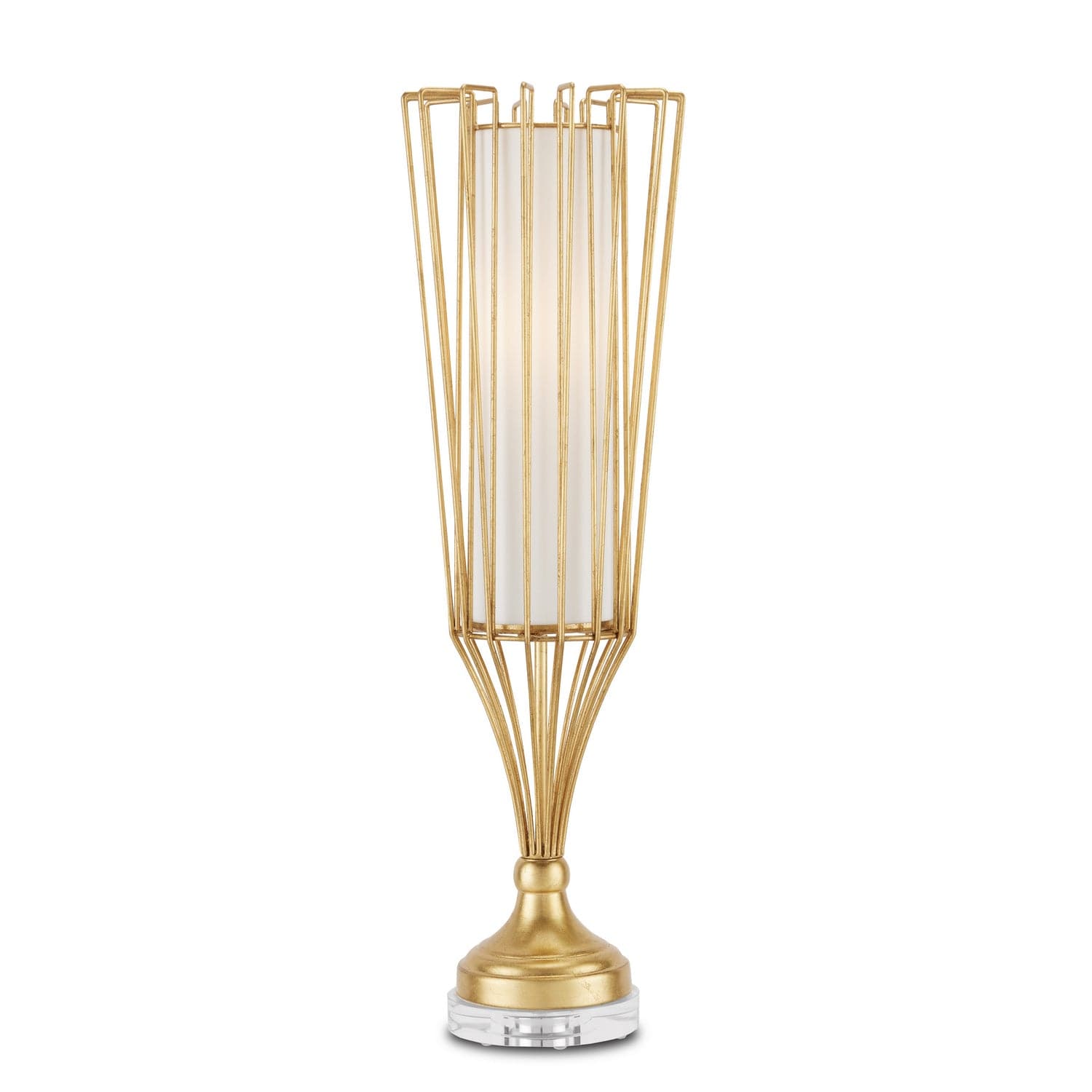 One Light Table Lamp from the Forlana collection in Contemporary Gold Leaf finish