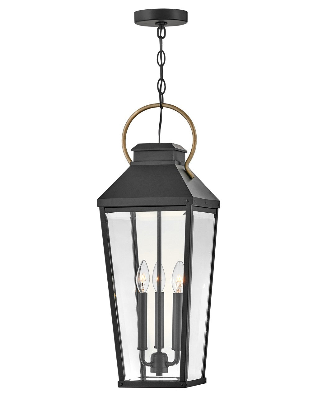 Hinkley - 17502BK - LED Hanging Lantern - Dawson - Black