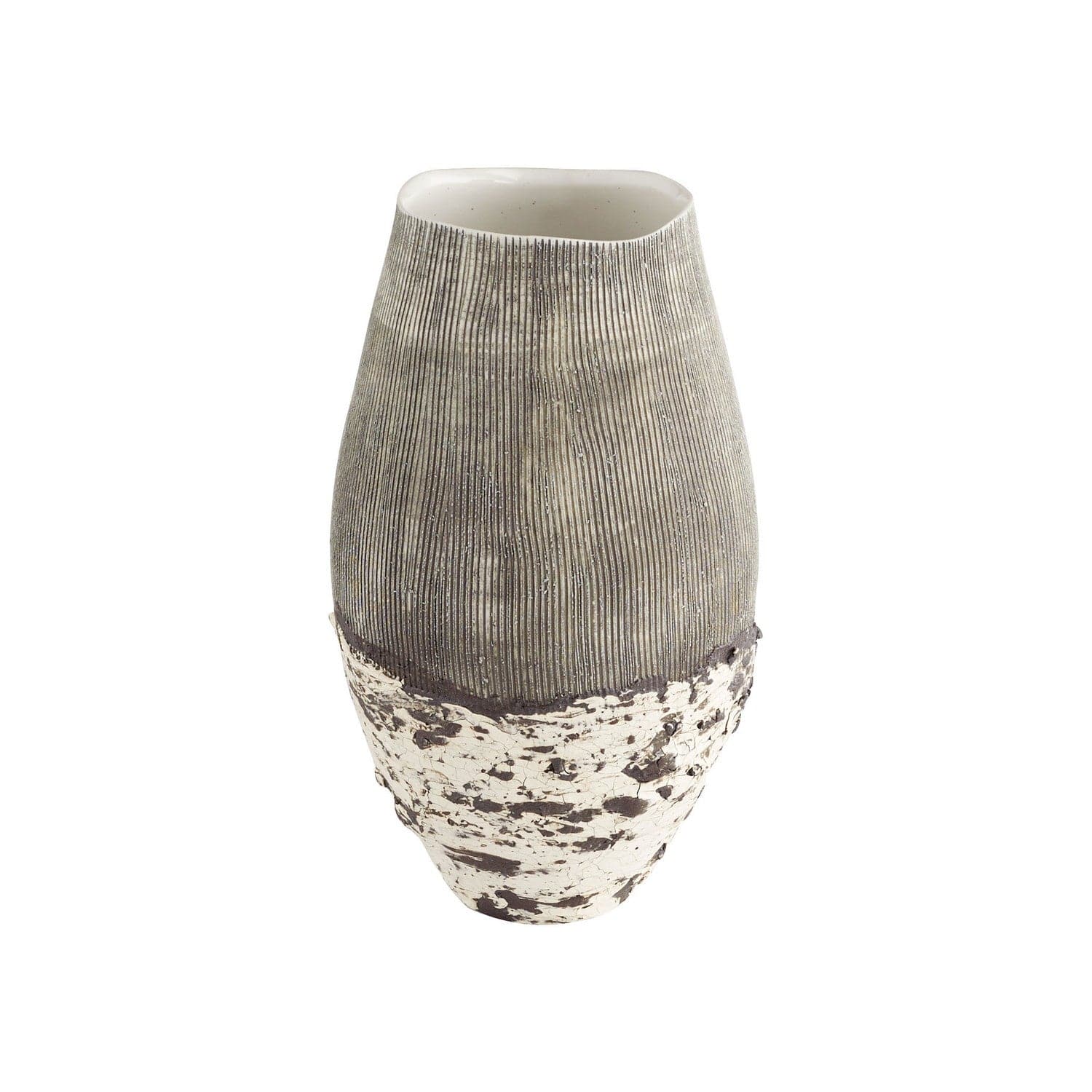 Cyan - 11411 - Vase - Calypso - Off White And Brown