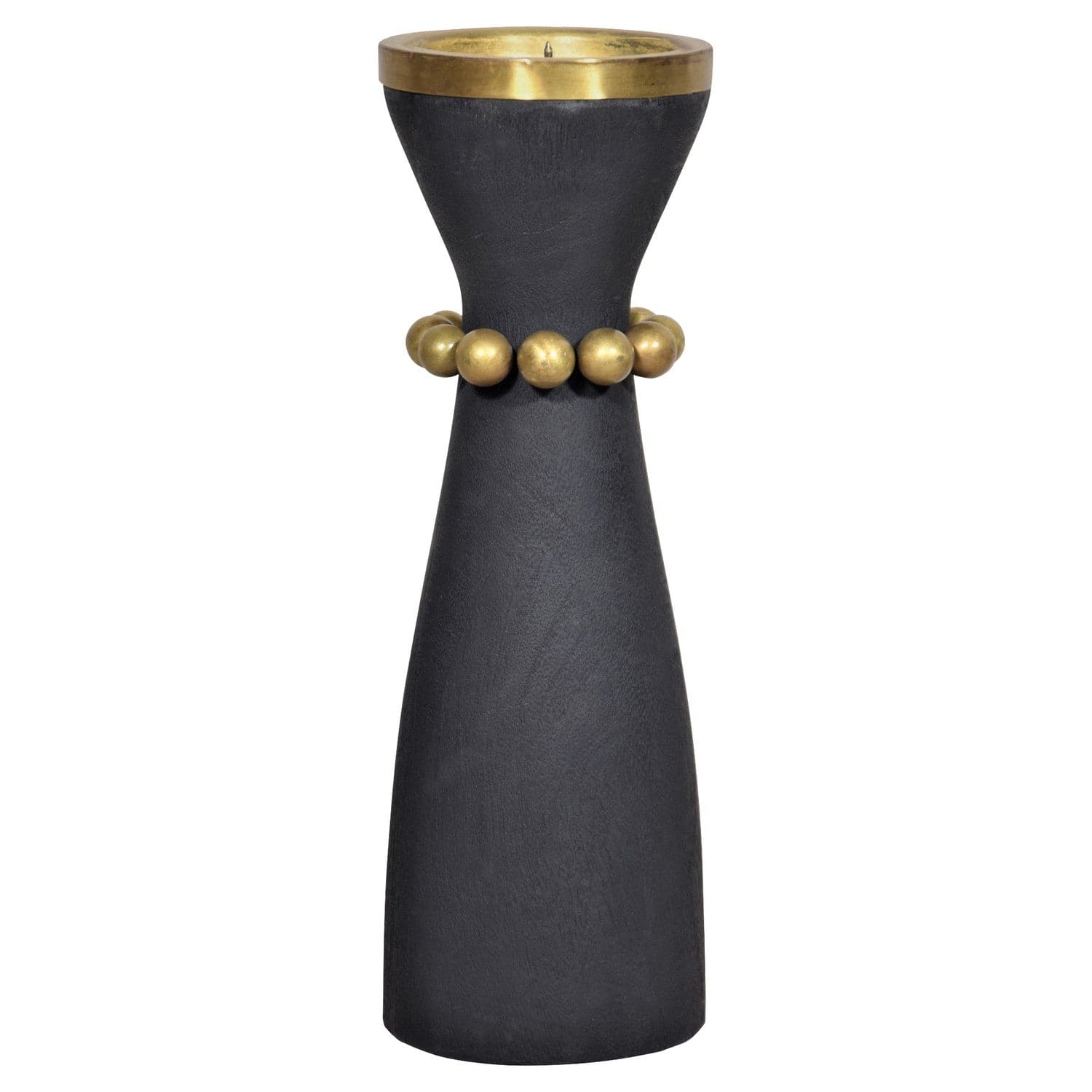 Cyan - 11516 - Candleholder - Parvati - Antique Brass And Black